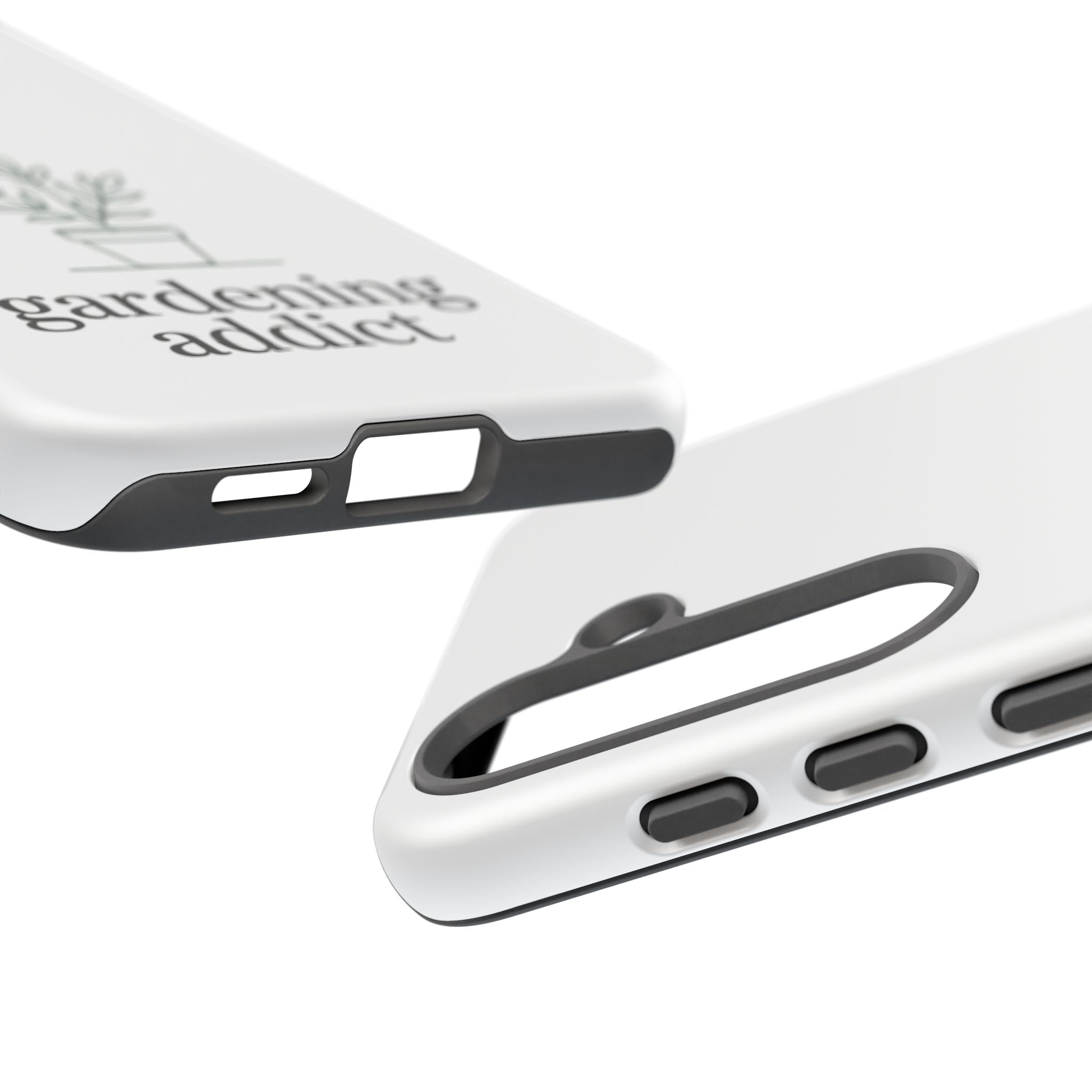 Phone Case — 'gardening addict' Minimal Plant Design