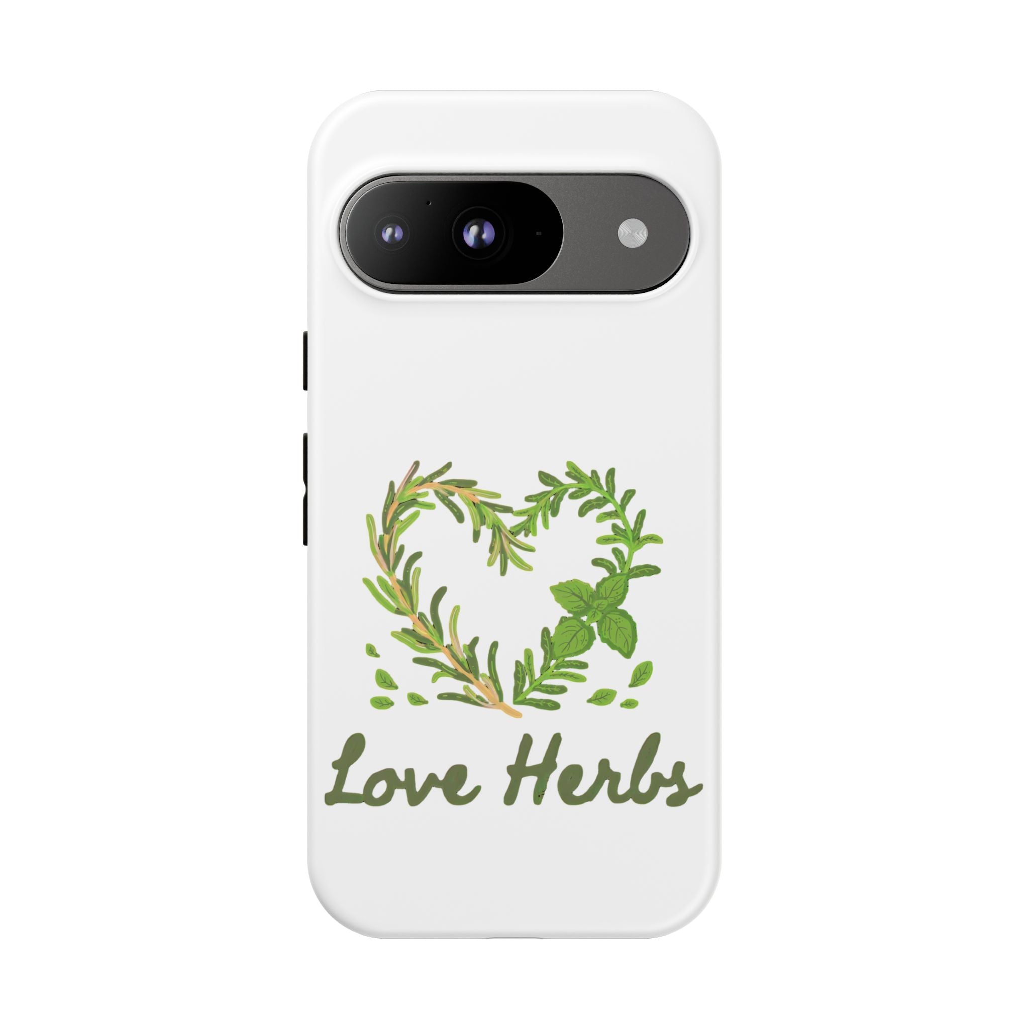 Herb Heart Phone Case - "Love Herbs" Botanical iPhone Cover