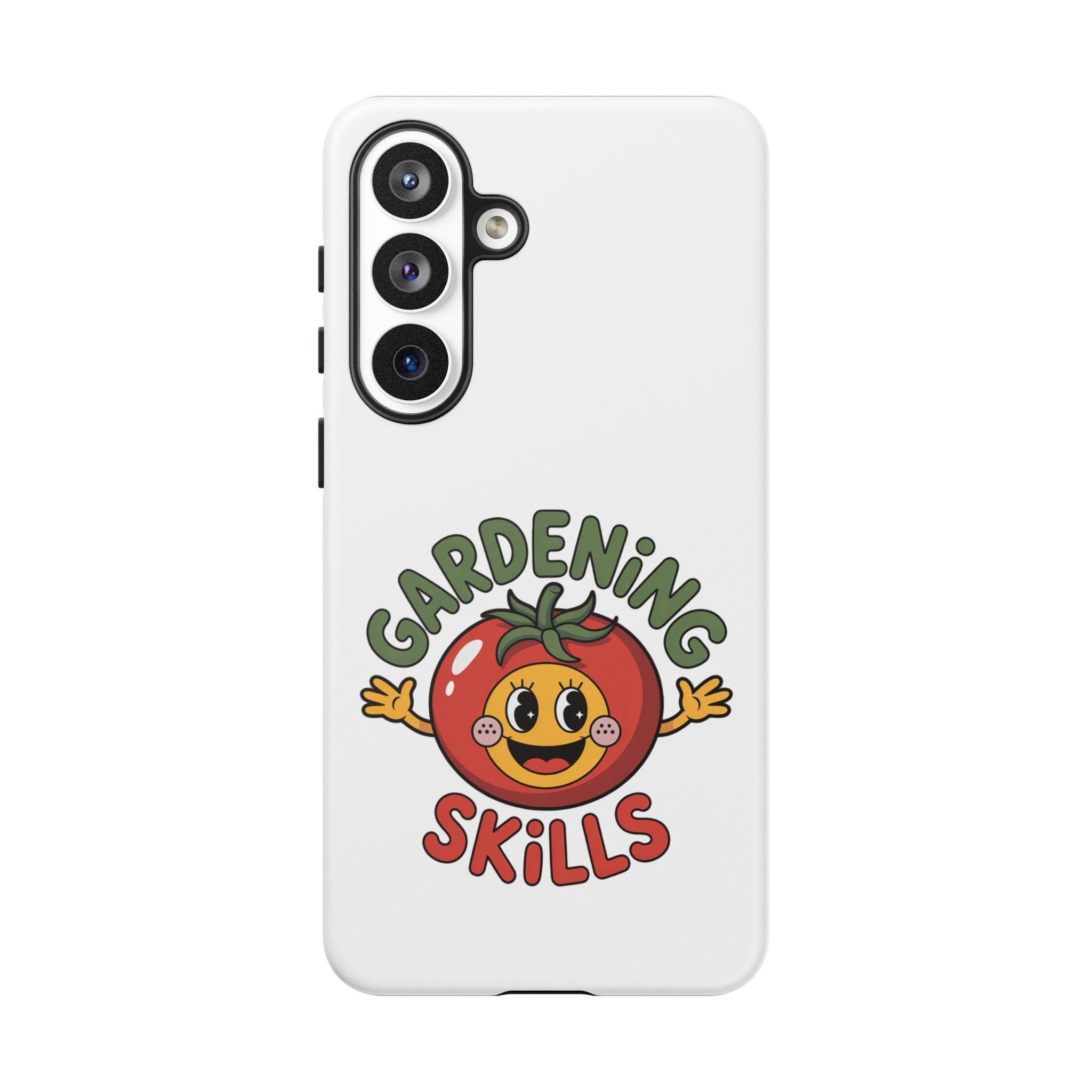 Gardening Skills Phone Case — Cute Tomato Plant Lover Protective Cover
