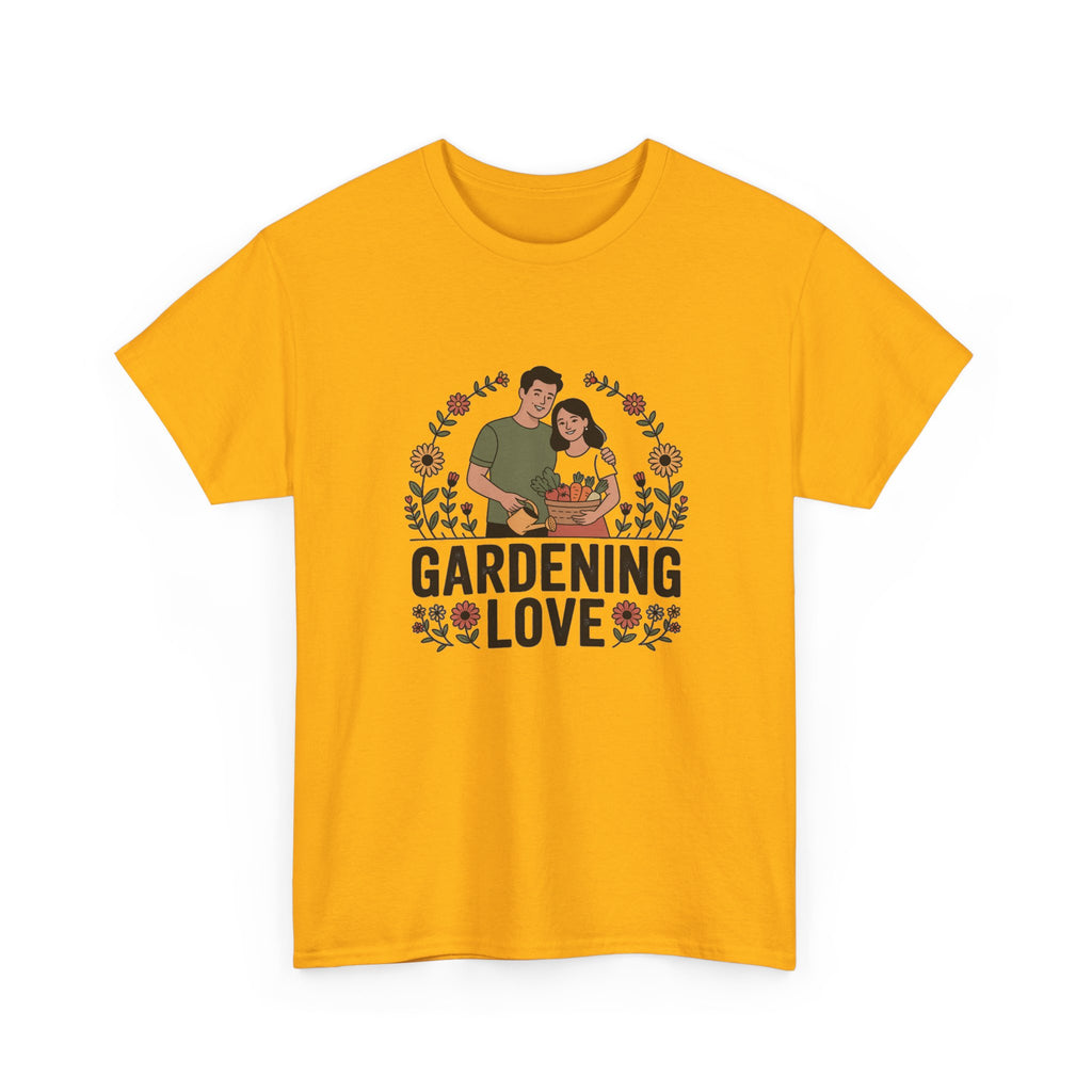 Gardening Love T-Shirt — Cute Couple Planting Graphic Tee