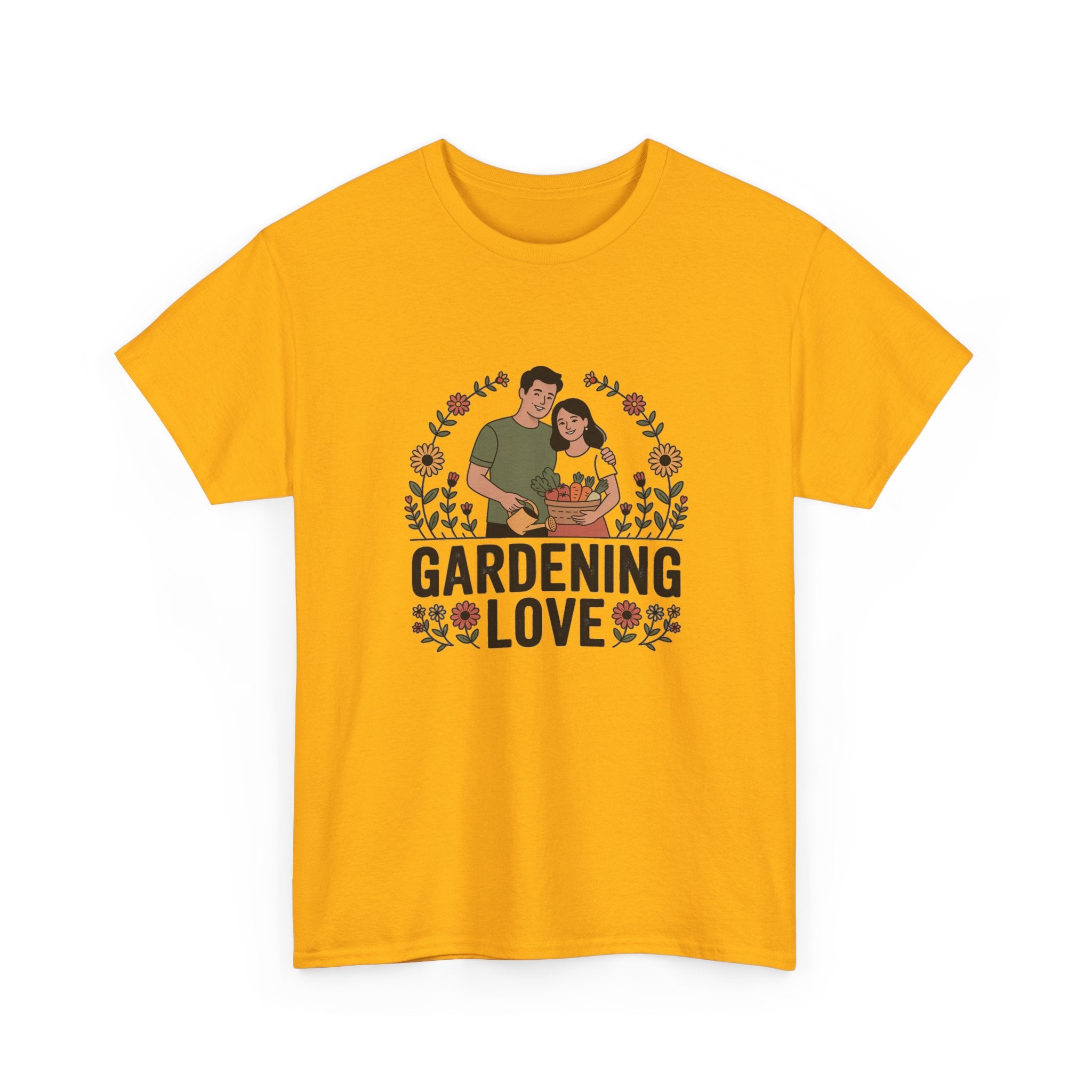 Gardening Love T-Shirt — Cute Couple Planting Graphic Tee