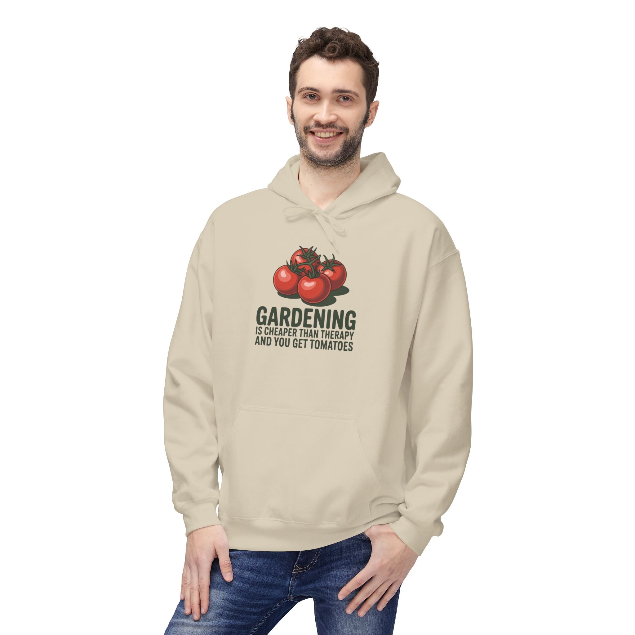 Gardening Is Cheaper Than Therapy Hoodie – Funny Tomato Gardeners Pullover
