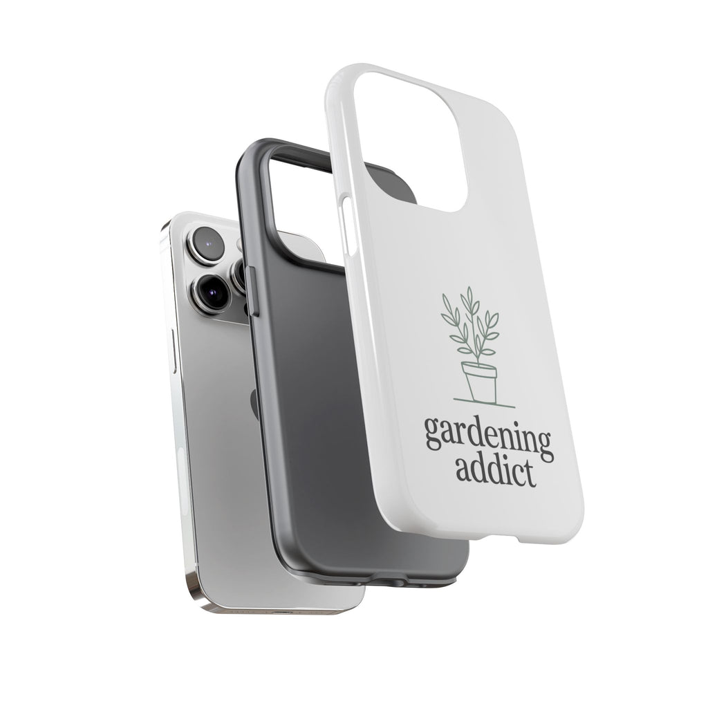 Phone Case — 'gardening addict' Minimal Plant Design