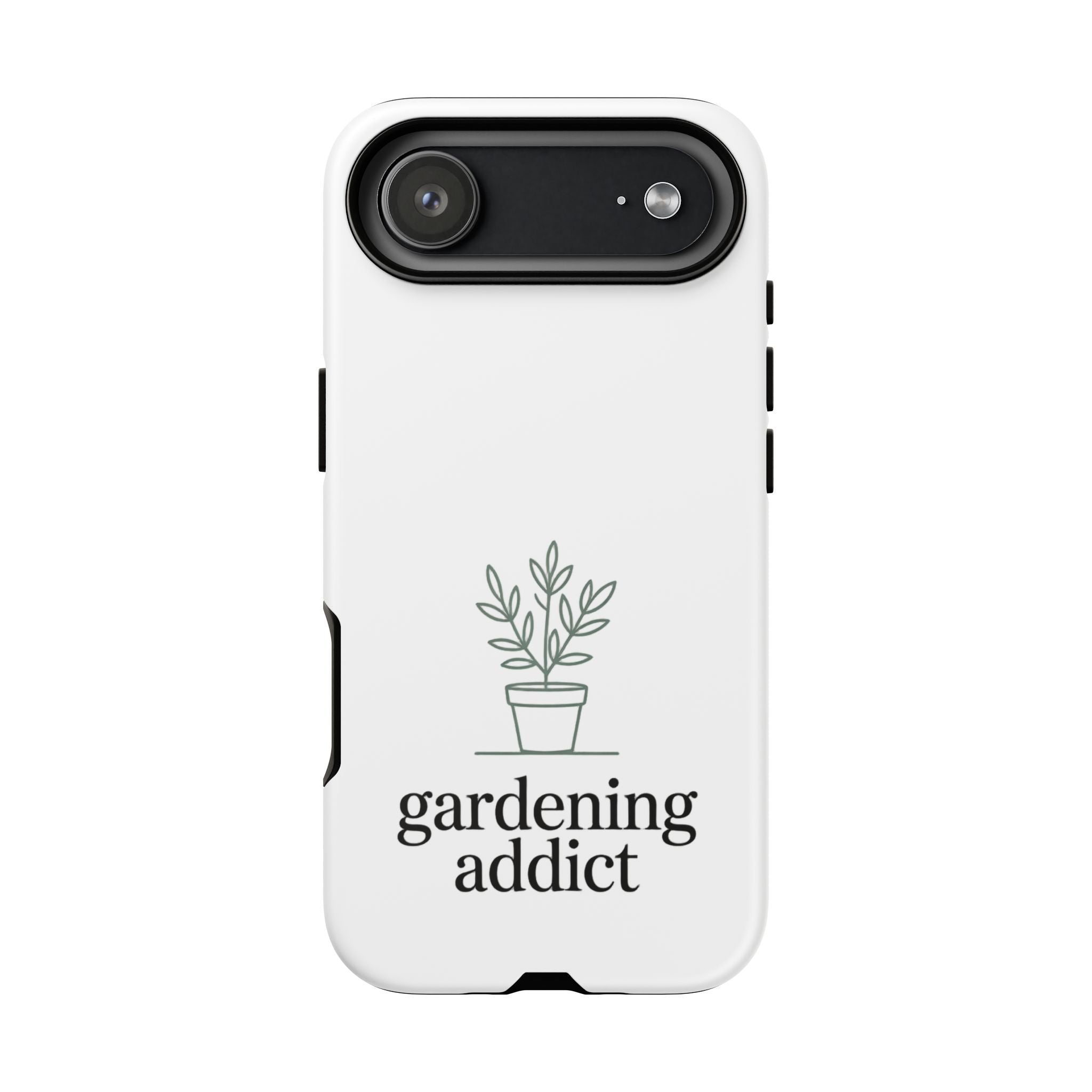 Phone Case — 'gardening addict' Minimal Plant Design