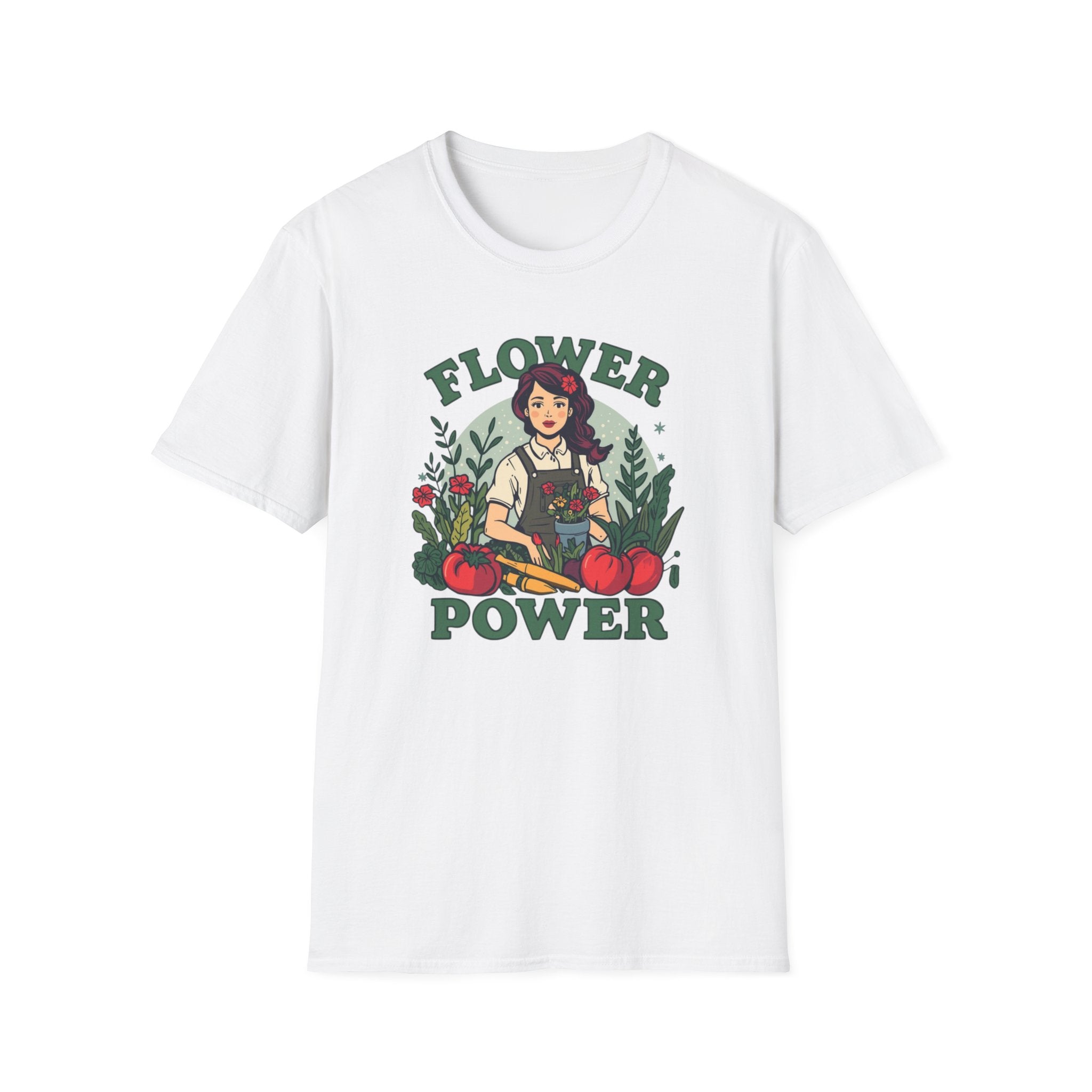 Flower Power T-Shirt — Retro Floral Graphic Tee