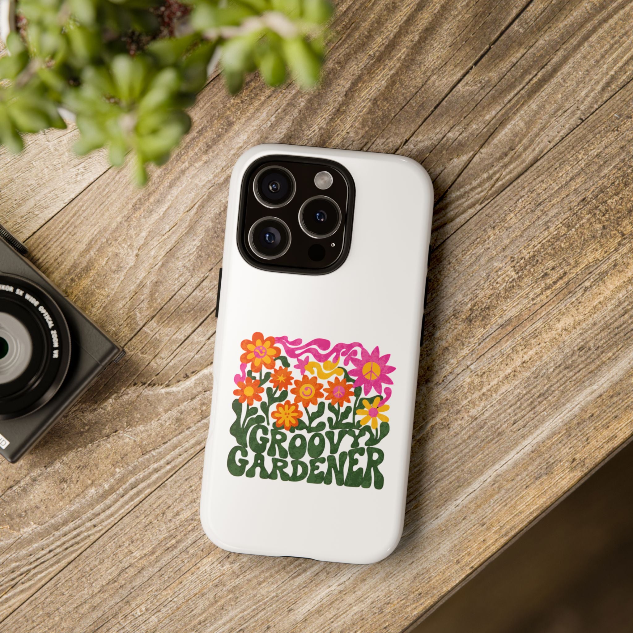 Groovy Gardener Phone Case - Retro Floral iPhone Cover