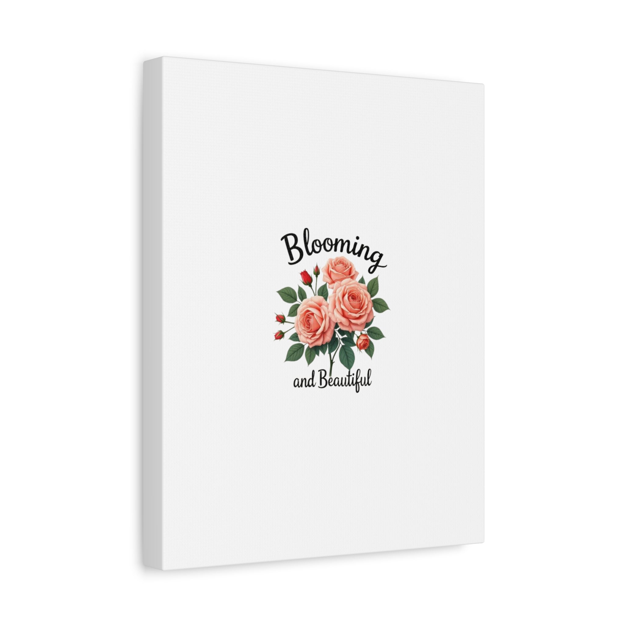 Blooming and Beautiful Rose Bouquet Canvas Wall Art