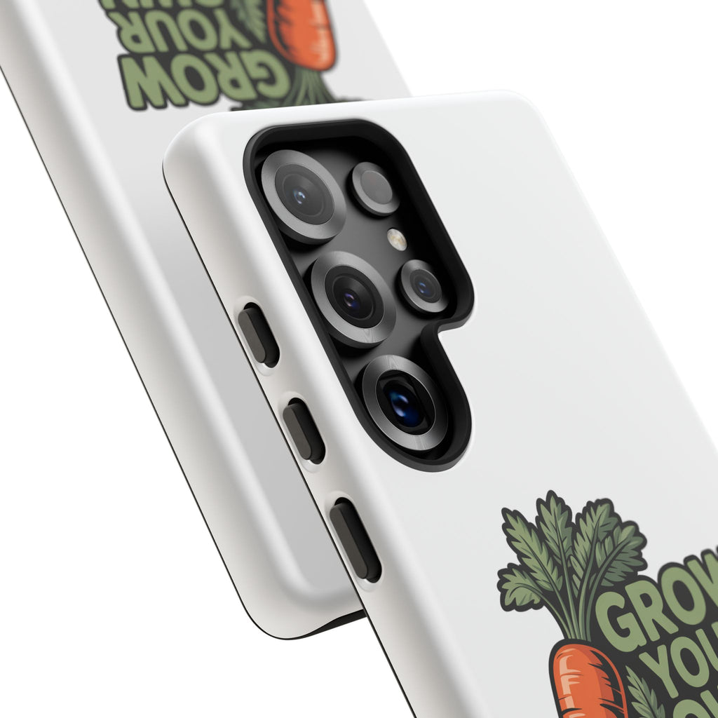 Grow Your Own Vegetables Phone Case — Gardening Carrot Potato Tomato Design