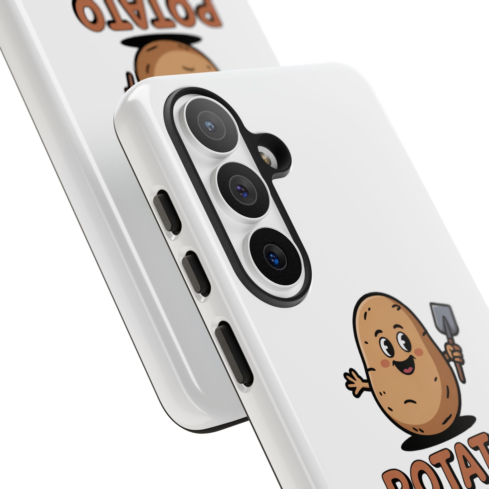 Phone Case — "Potato Digging Love" Cute Gardening Cartoon Protective Cover