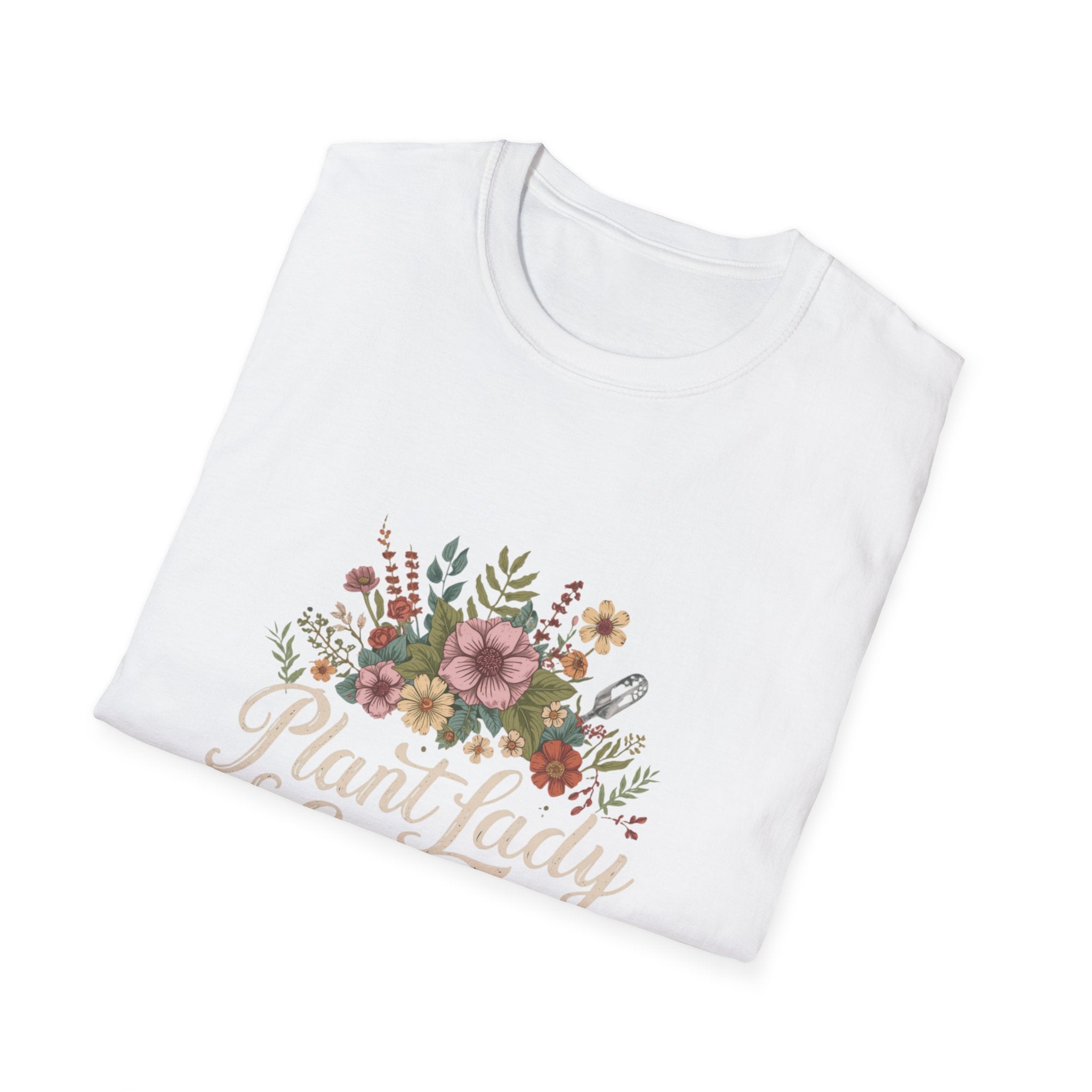 Delicate Floral T-Shirt - “Plant Lady Energy"