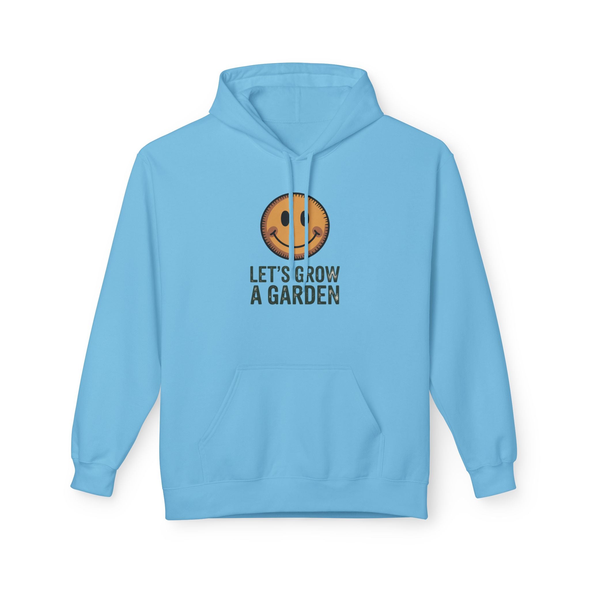 Let's Grow a Garden Hoodie — Smiling Sun Plant Lover Sweatshirt