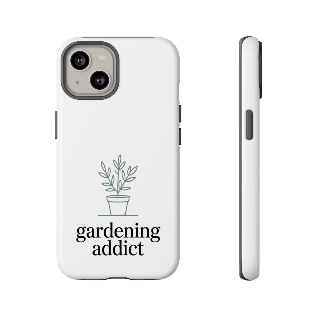 Phone Case — 'gardening addict' Minimal Plant Design