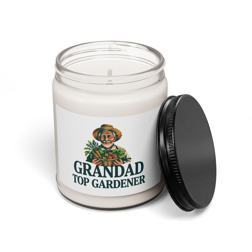 Grandad Top Gardener Scented Soy Candle — 9oz Gift for Garden Lovers