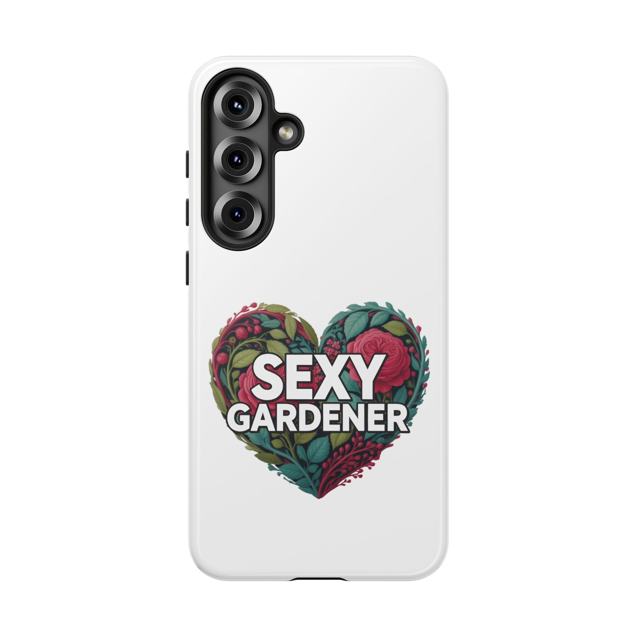 Sexy Gardener Phone Case — Floral Heart Garden Lover Tough Case