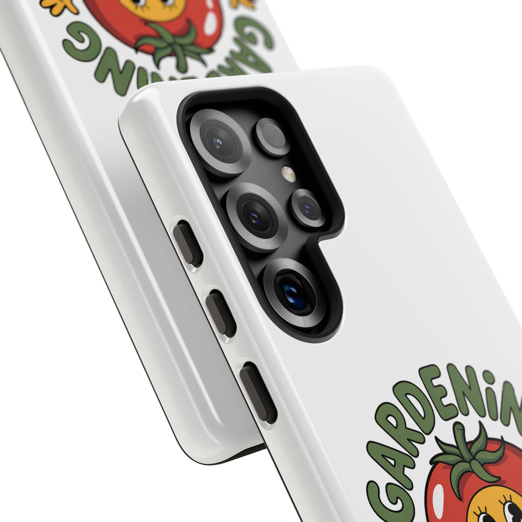 Gardening Skills Phone Case — Cute Tomato Plant Lover Protective Cover