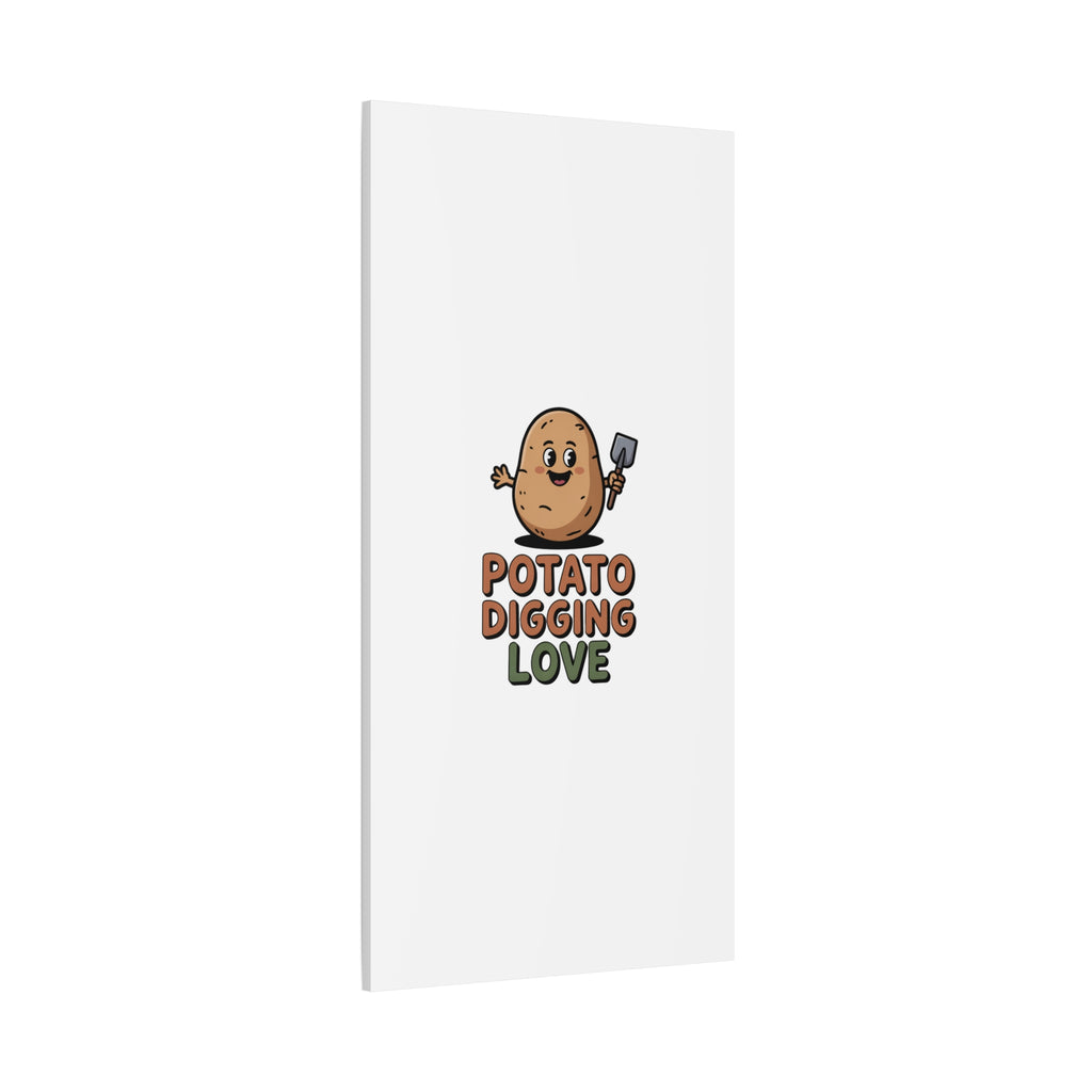 Potato Digging Love Canvas Print