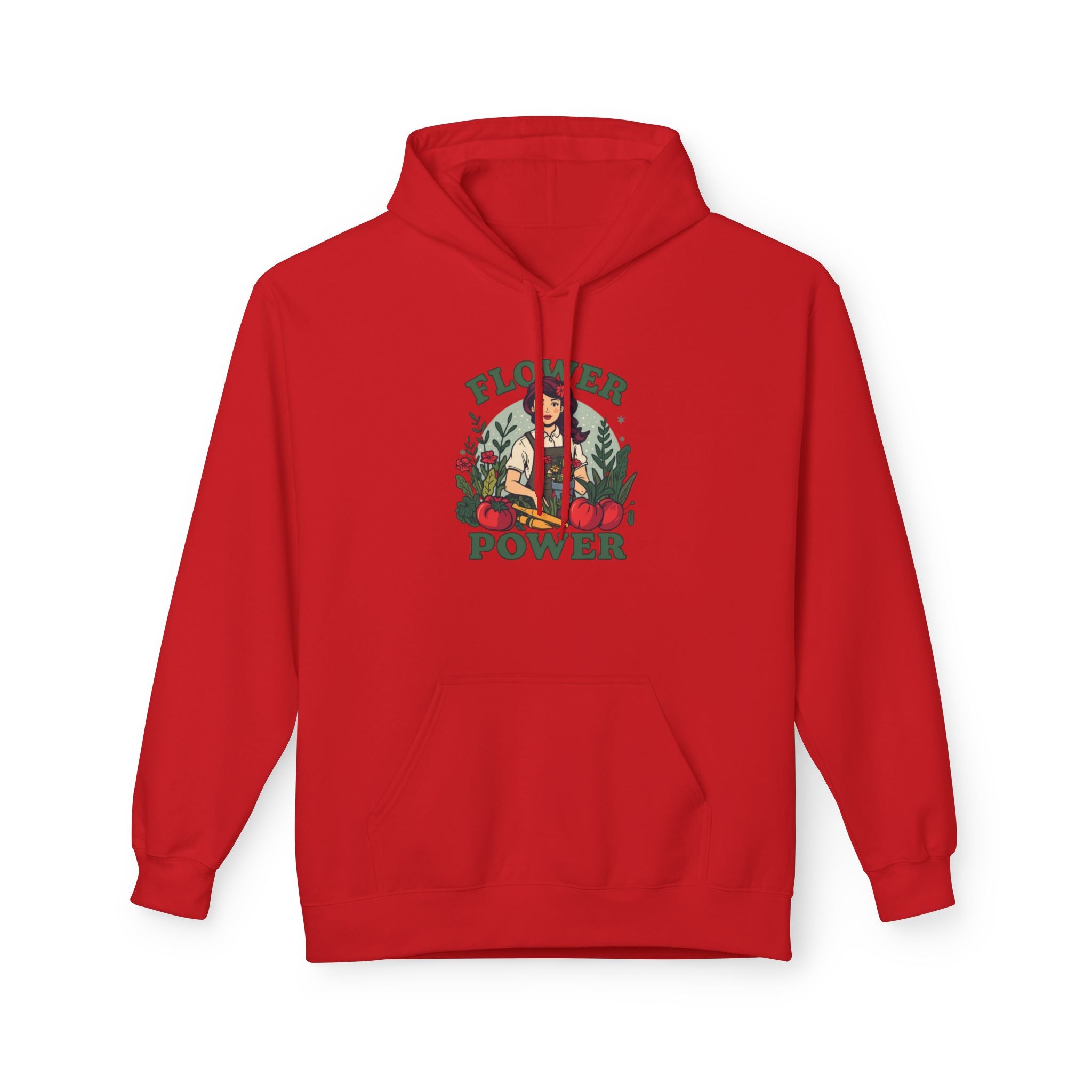 Flower Power Hoodie — Retro Floral Graphic Pullover