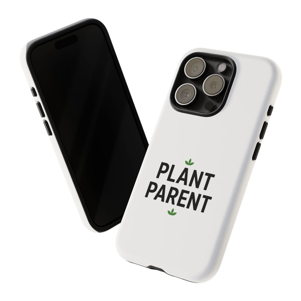 Plant Parent Tough Phone Case – Minimalist Plant Lover Protective Cover