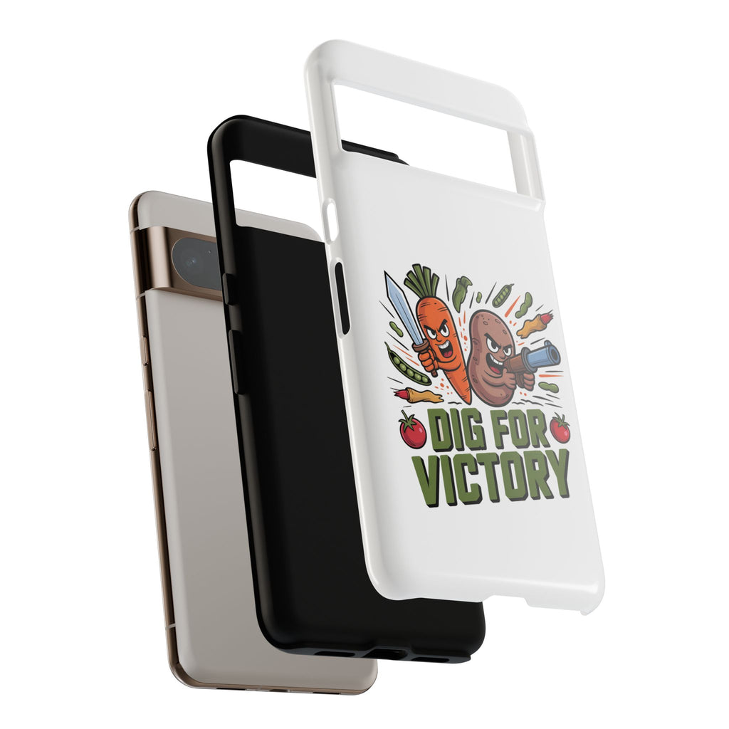 Phone Case — 'Dig For Victory' Veggie Combat Garden Design