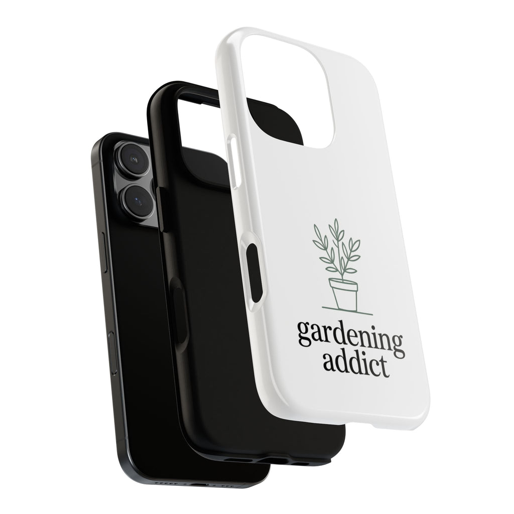 Phone Case — 'gardening addict' Minimal Plant Design