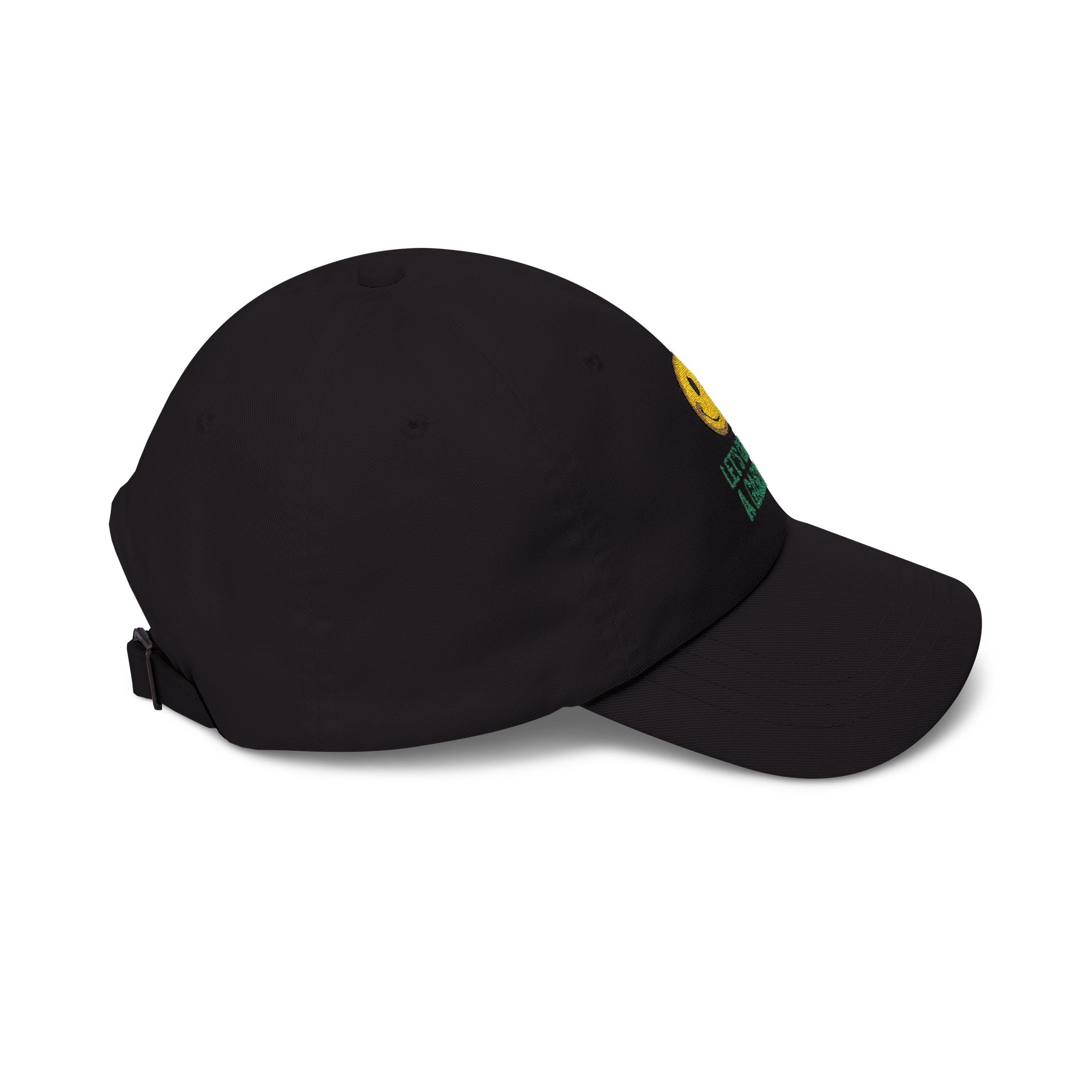 Dad Cap - 'Let’s Grow a Garden' Smiley Embroidered Hat