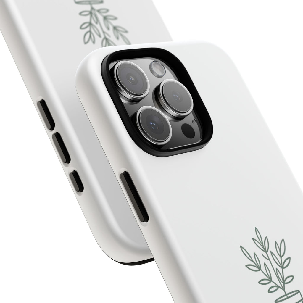 Phone Case — 'gardening addict' Minimal Plant Design