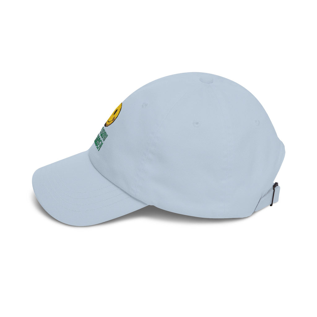 Dad Cap - 'Let’s Grow a Garden' Smiley Embroidered Hat