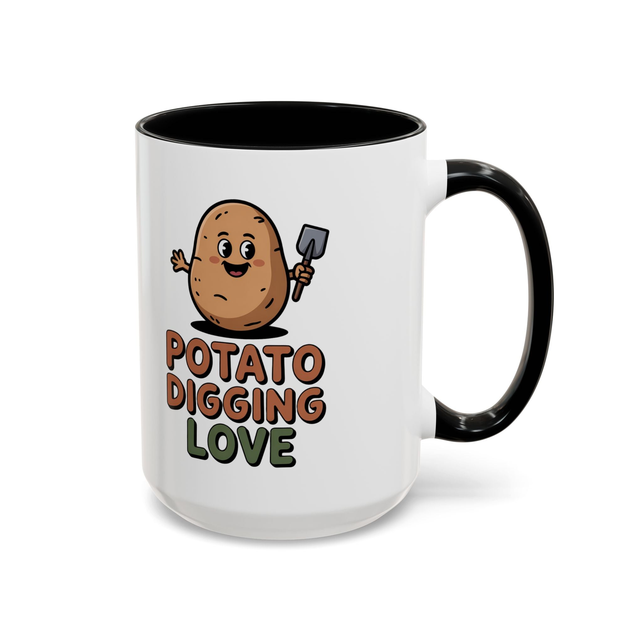 Potato Digging Love Coffee Mug — Cute Gardening Mug (11/15oz)