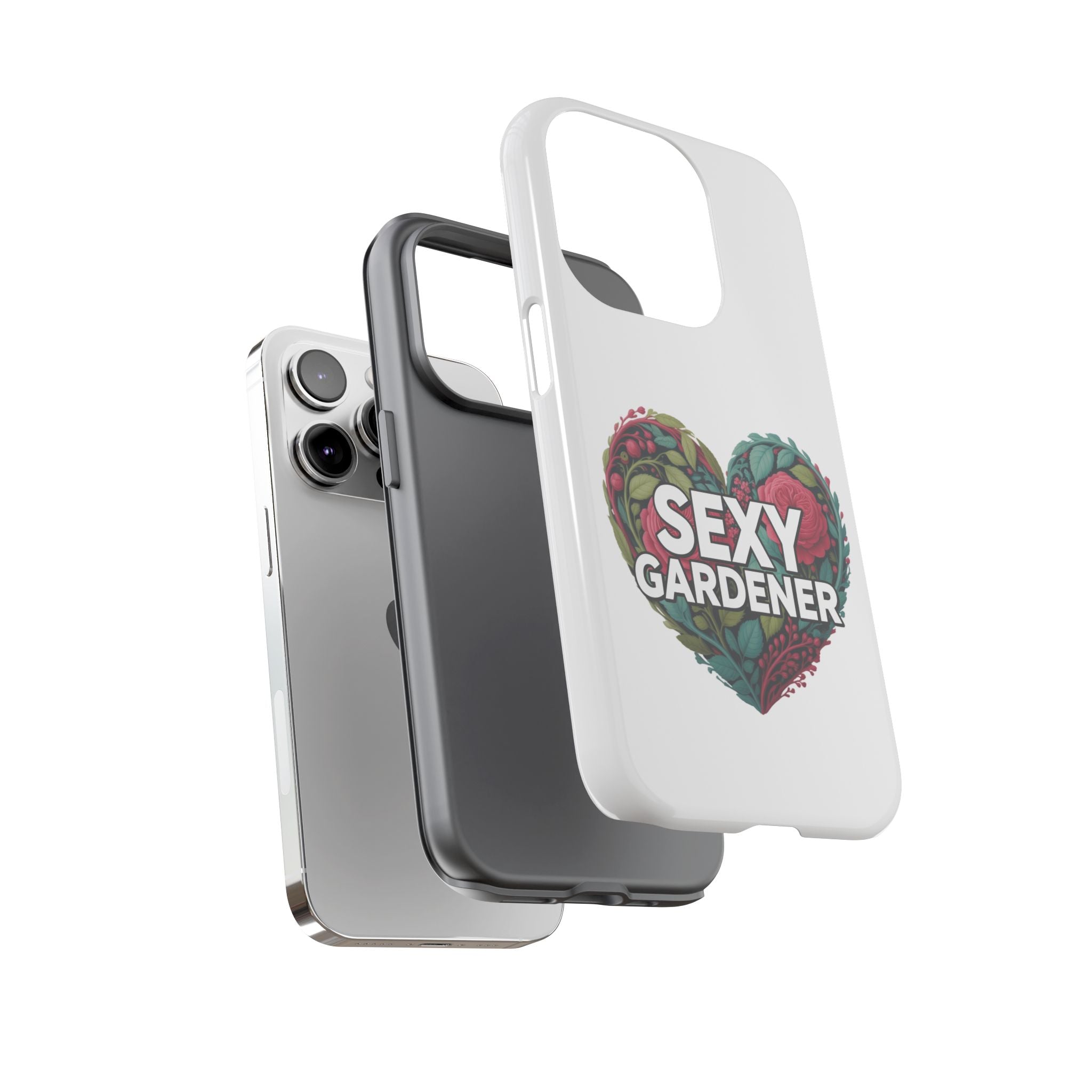 Sexy Gardener Phone Case — Floral Heart Garden Lover Tough Case