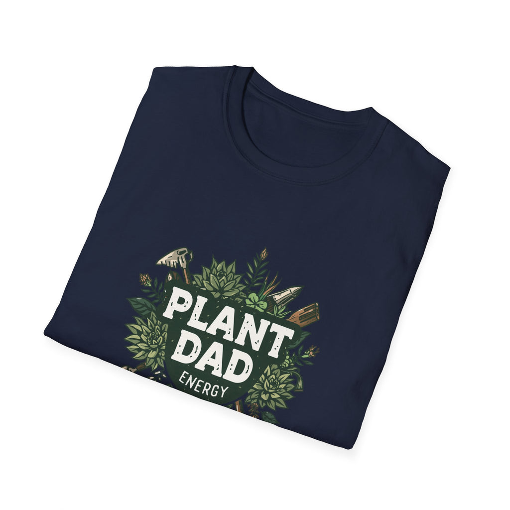 Plant Dad T-Shirt — Funny Gardener Shirt with Botanical Tools