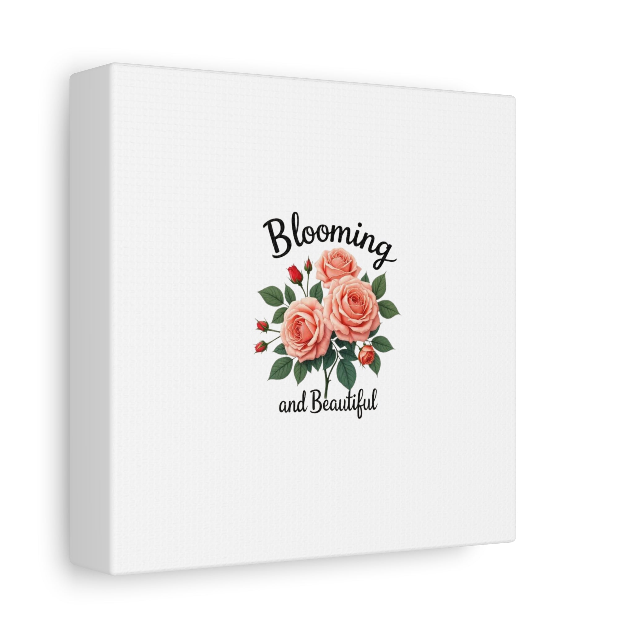 Blooming and Beautiful Rose Bouquet Canvas Wall Art