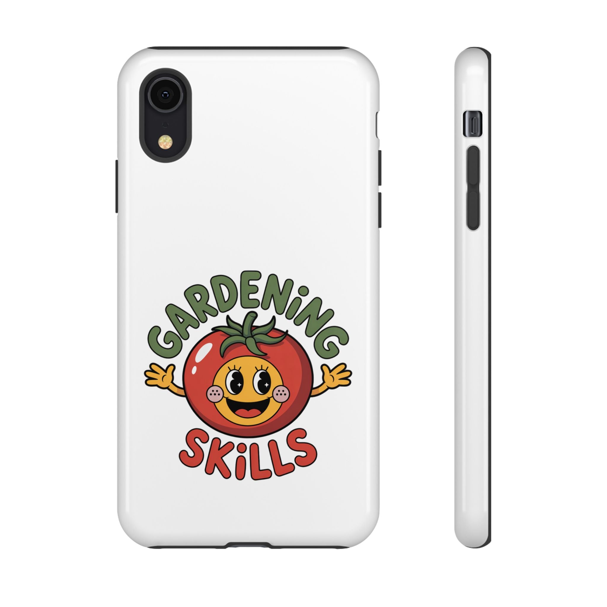 Gardening Skills Phone Case — Cute Tomato Plant Lover Protective Cover