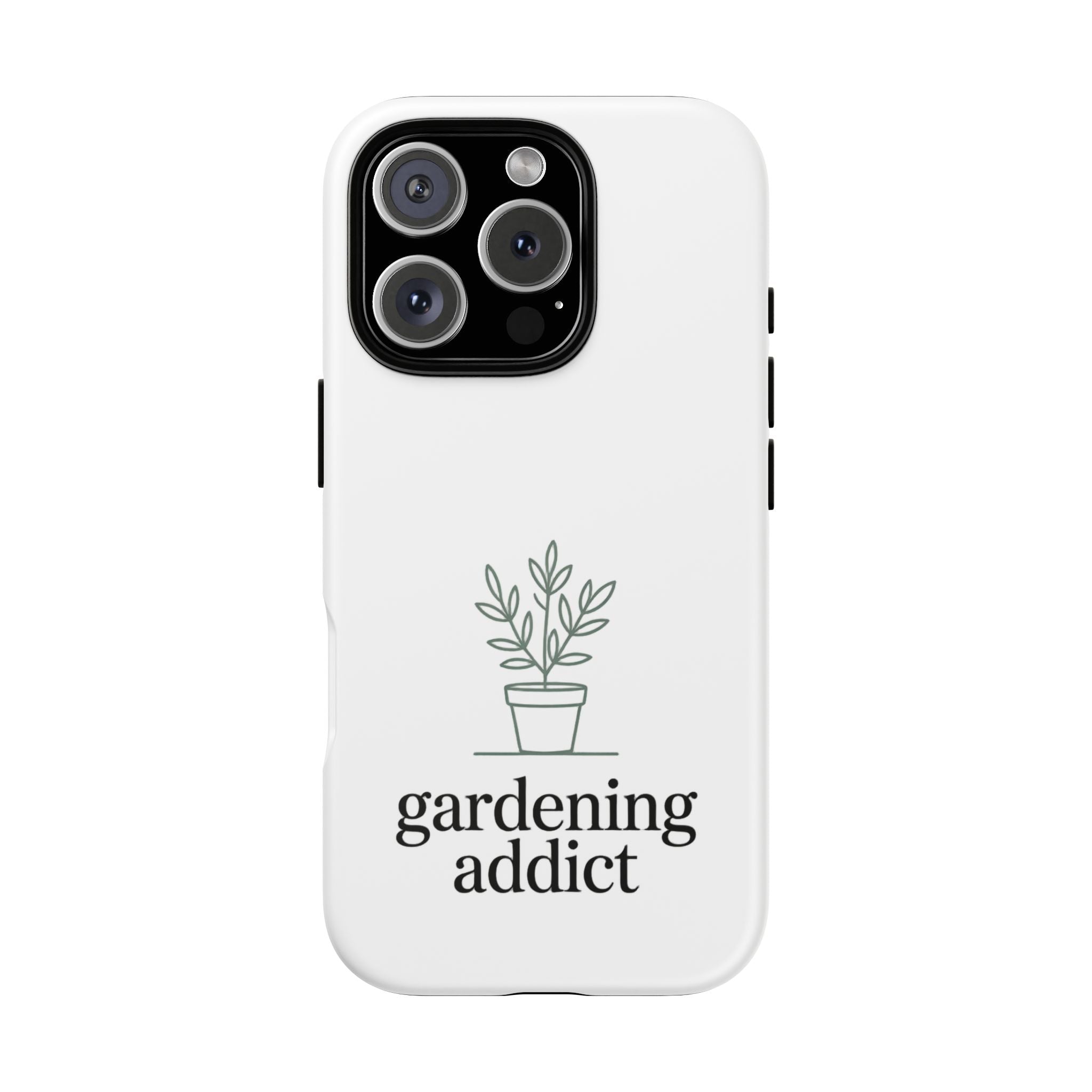 Phone Case — 'gardening addict' Minimal Plant Design