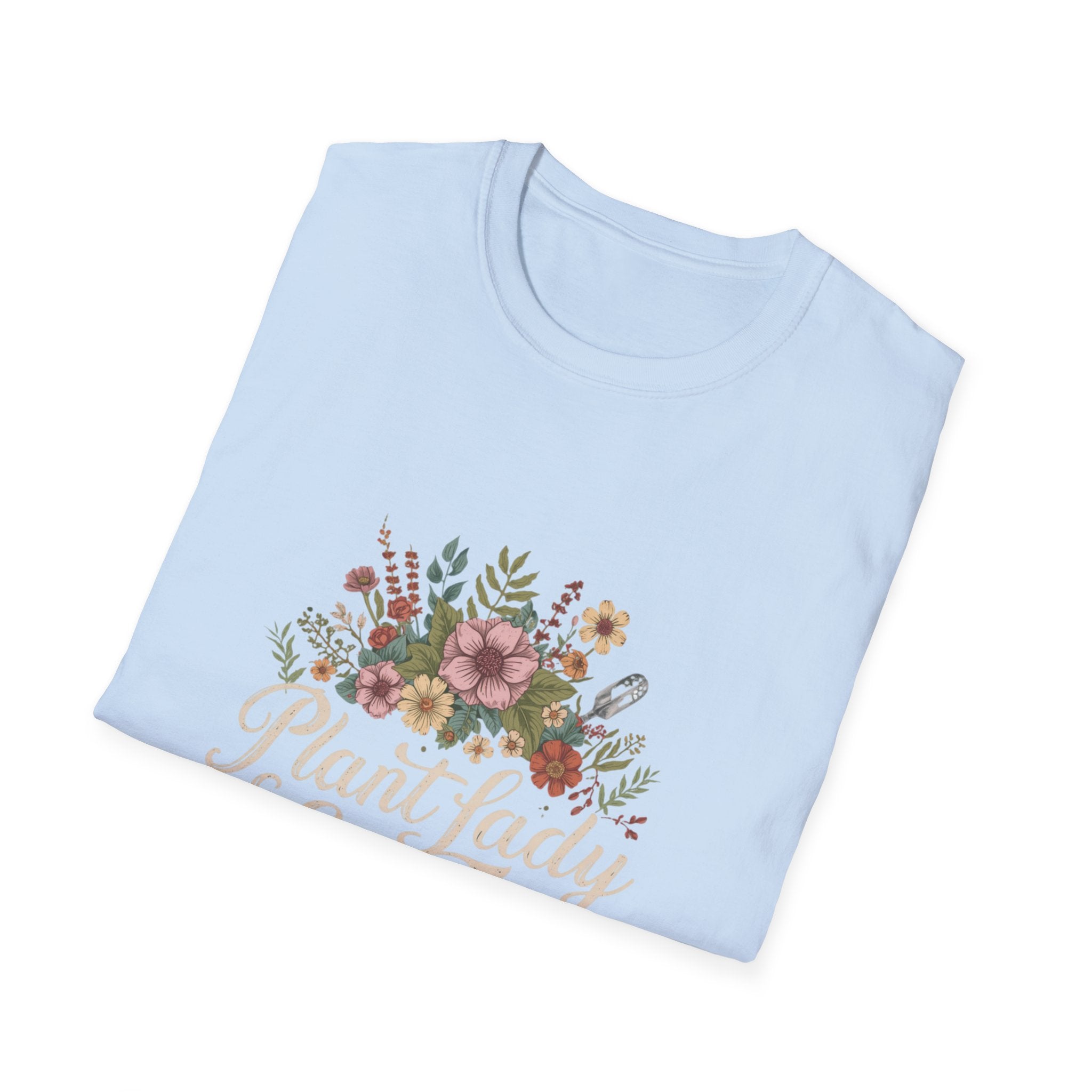 Delicate Floral T-Shirt - “Plant Lady Energy"