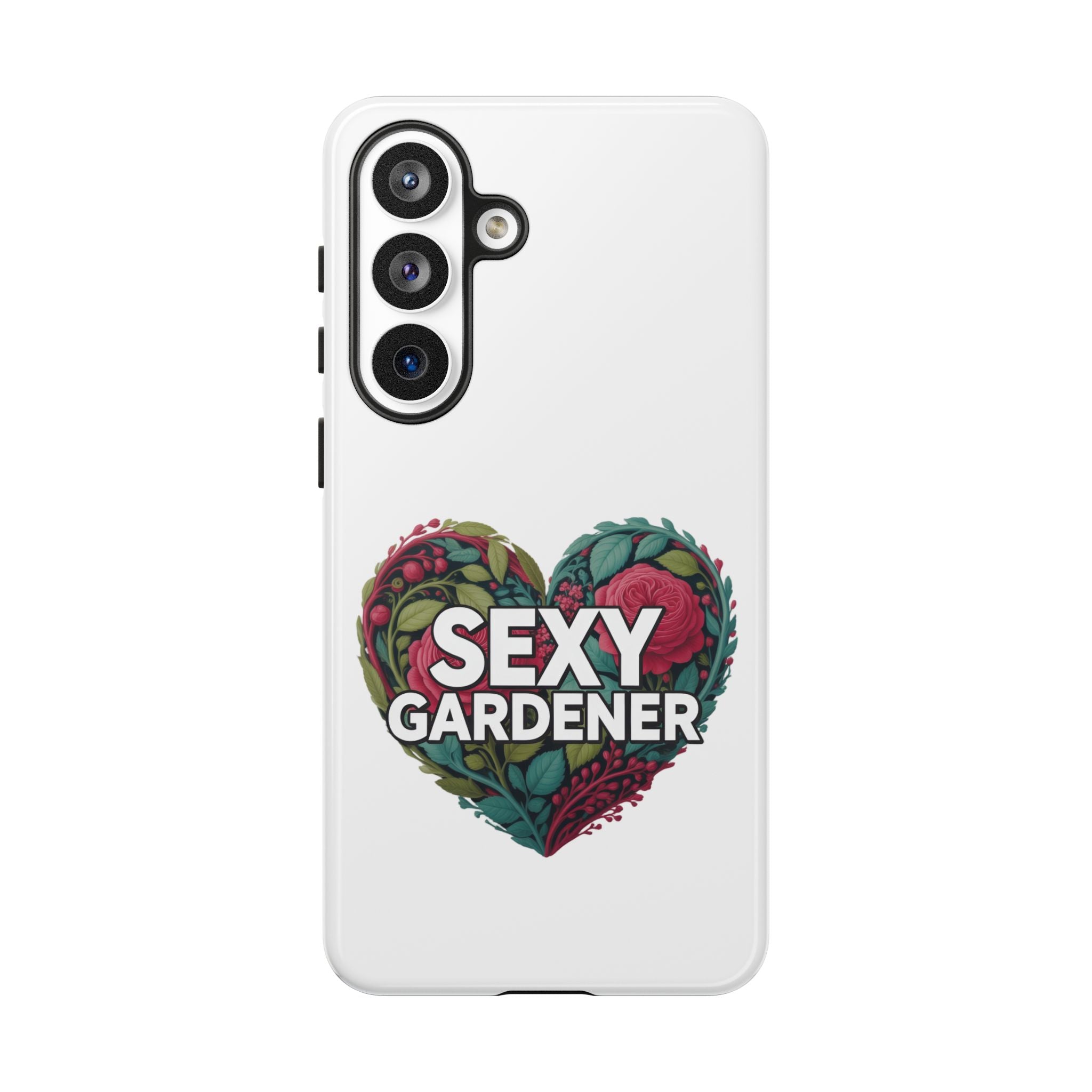 Sexy Gardener Phone Case — Floral Heart Garden Lover Tough Case