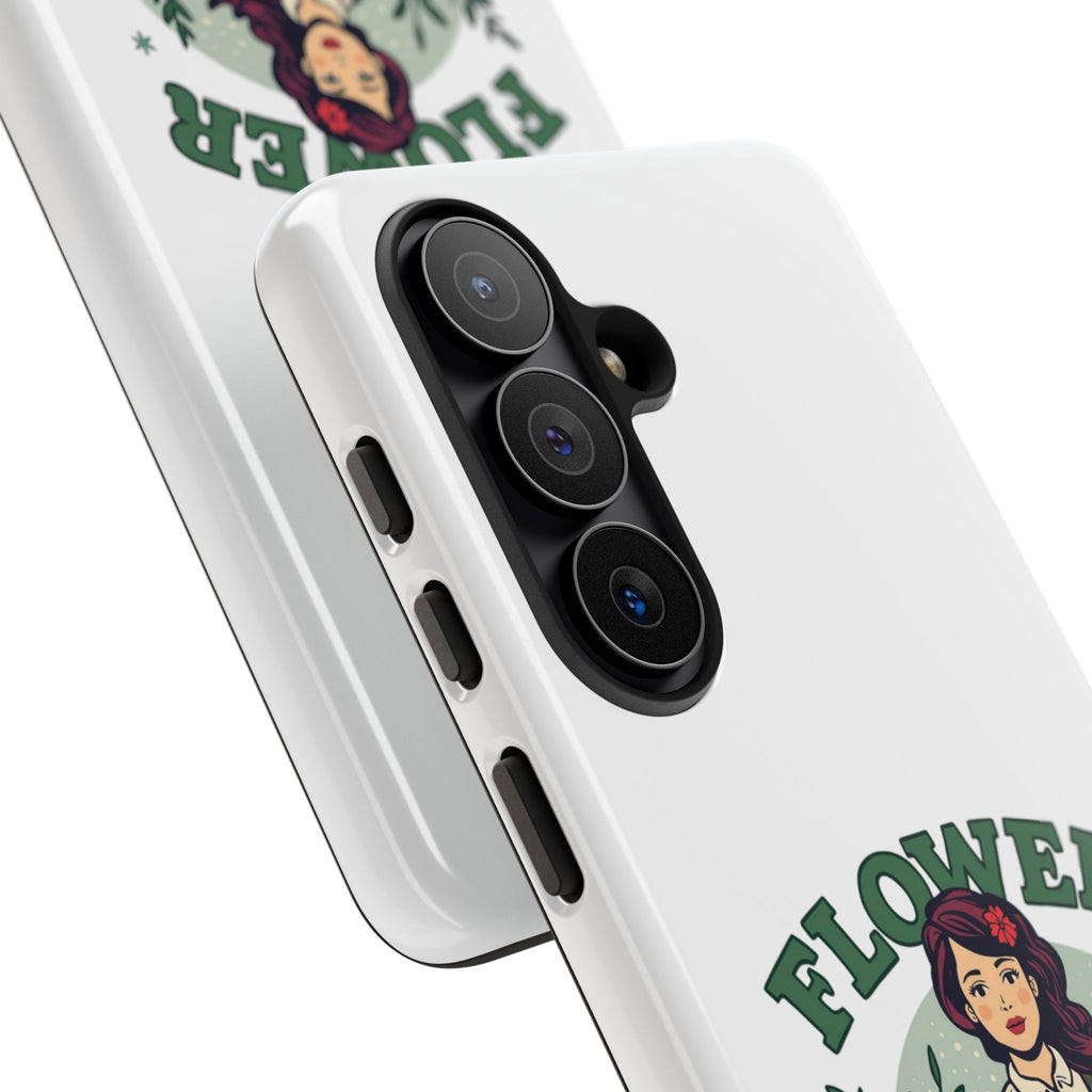 Phone Case - 'Flower Power' Retro Gardener Floral Protective Case