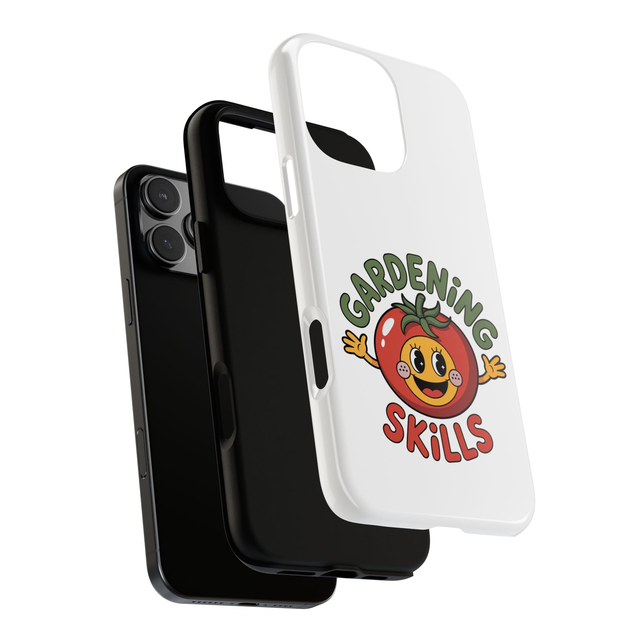 Gardening Skills Phone Case — Cute Tomato Plant Lover Protective Cover
