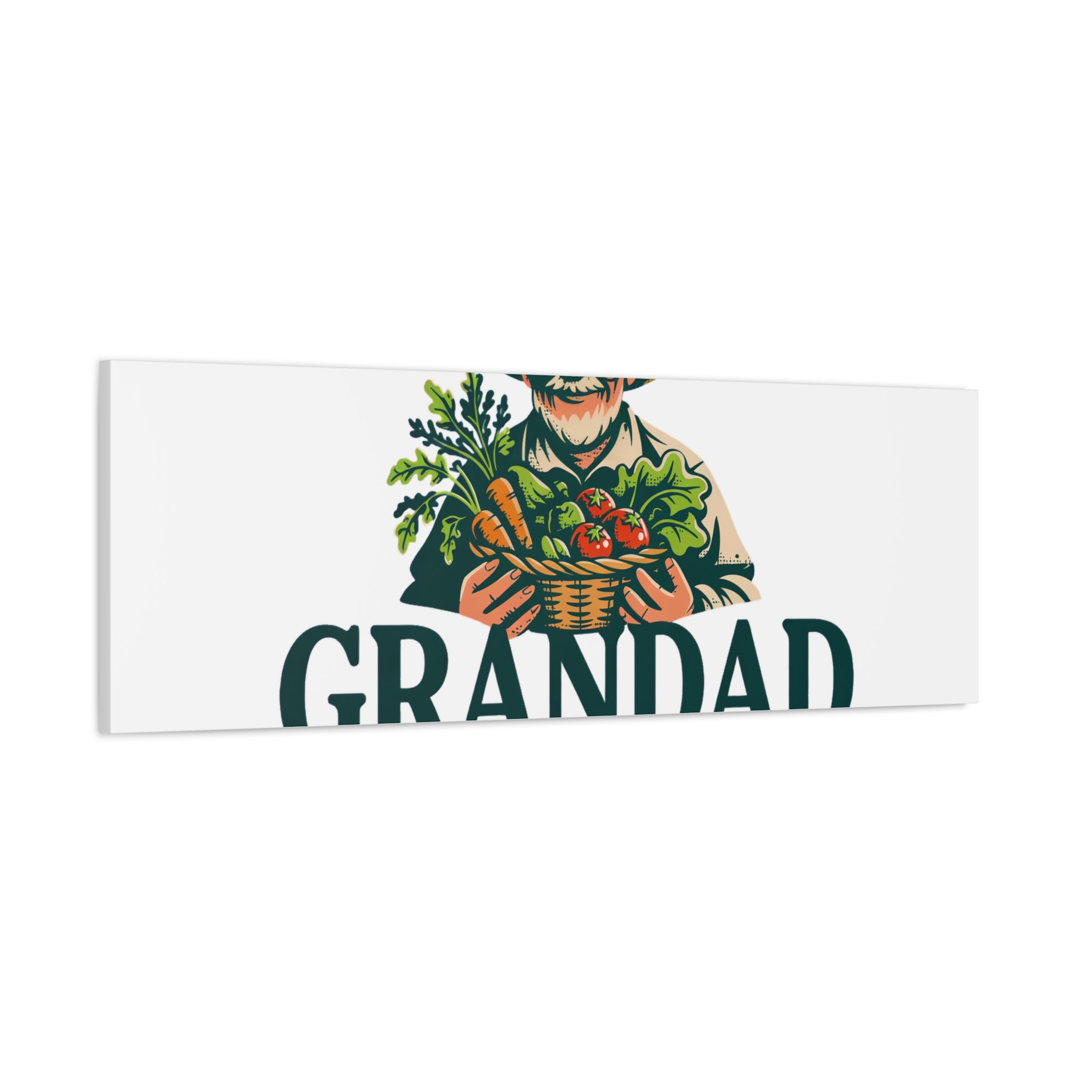 Grandad Top Gardener Canvas – Stretched Matte Wall Art
