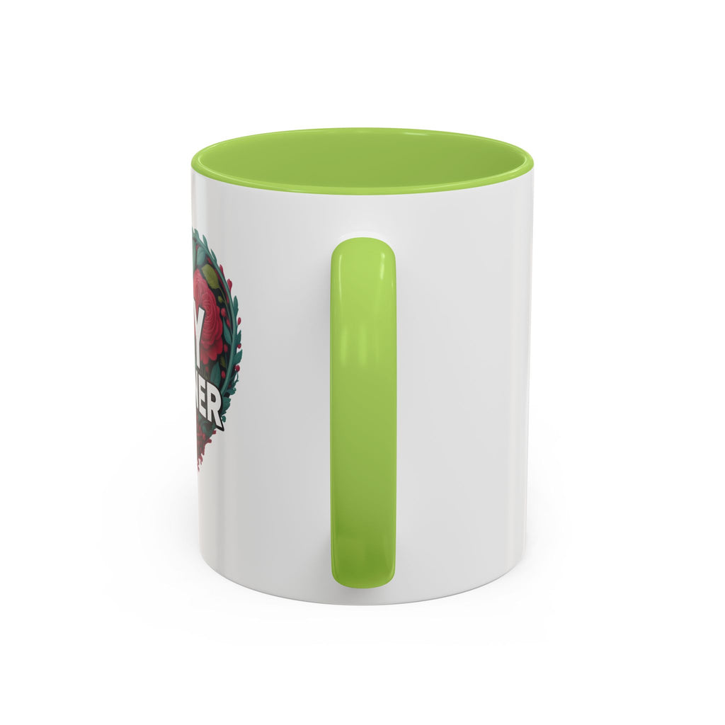 Sexy Gardener Accent Coffee Mug – Floral Heart Gardening Gift (11/15oz)