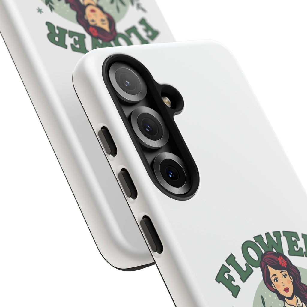 Phone Case - 'Flower Power' Retro Gardener Floral Protective Case