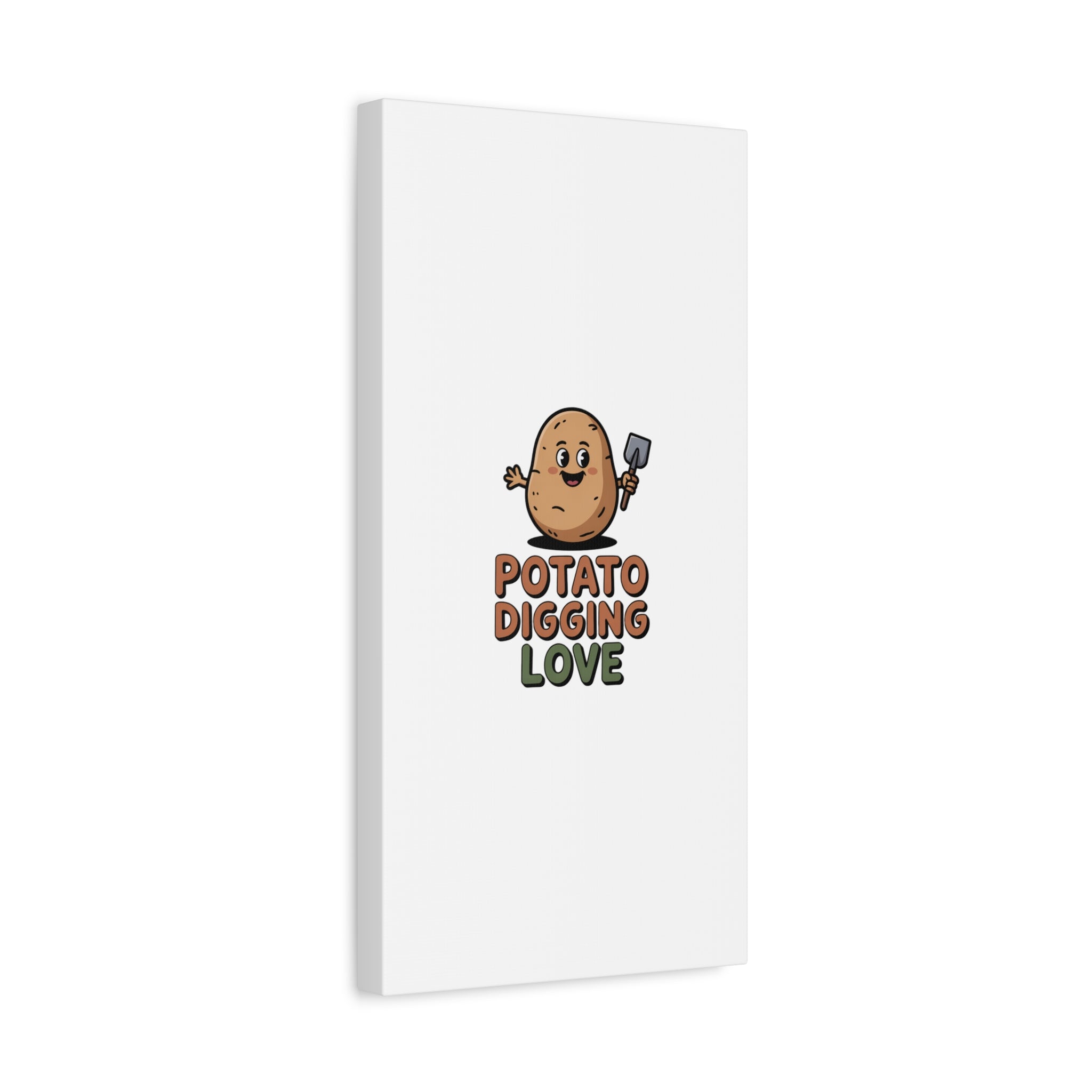 Potato Digging Love Canvas Print