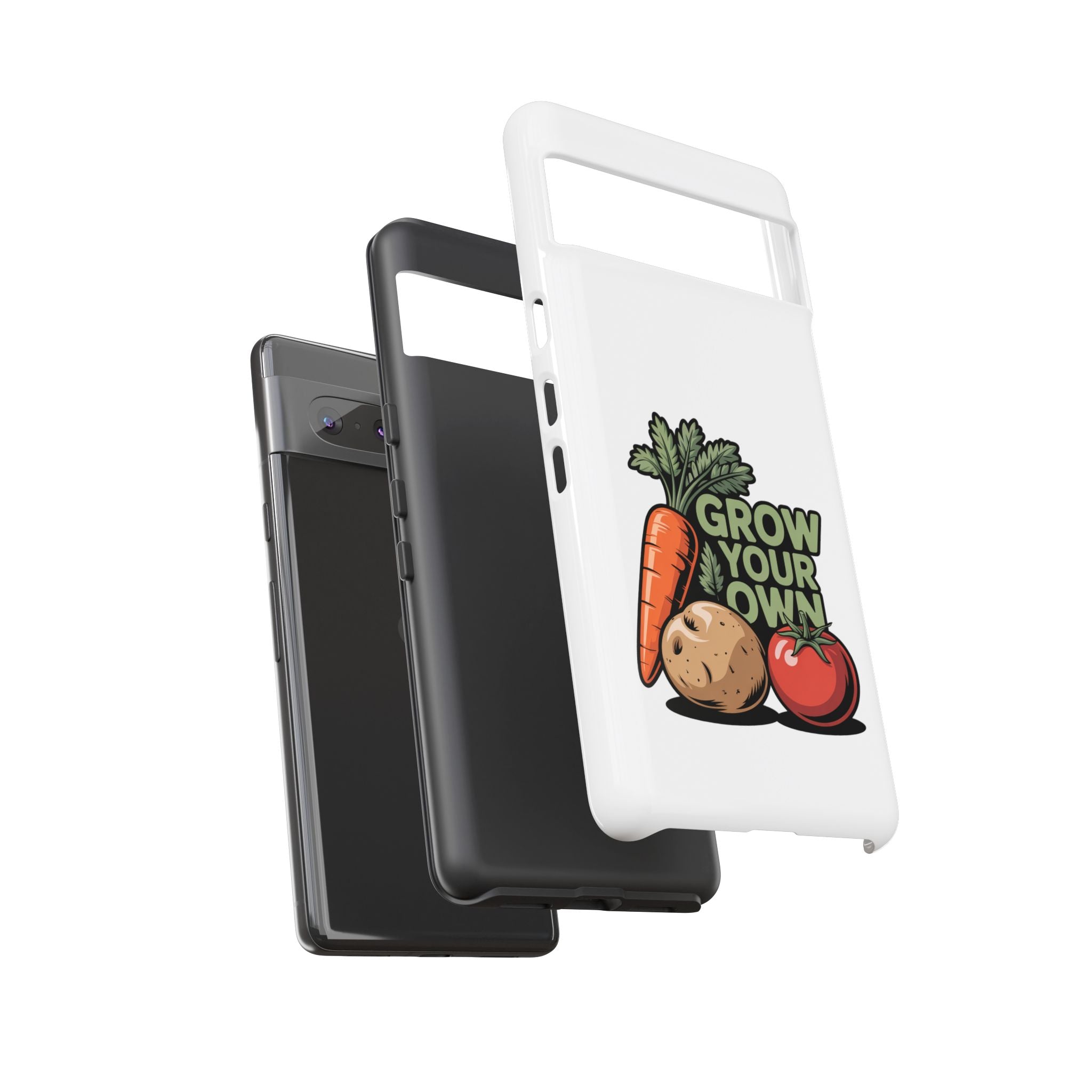 Grow Your Own Vegetables Phone Case — Gardening Carrot Potato Tomato Design