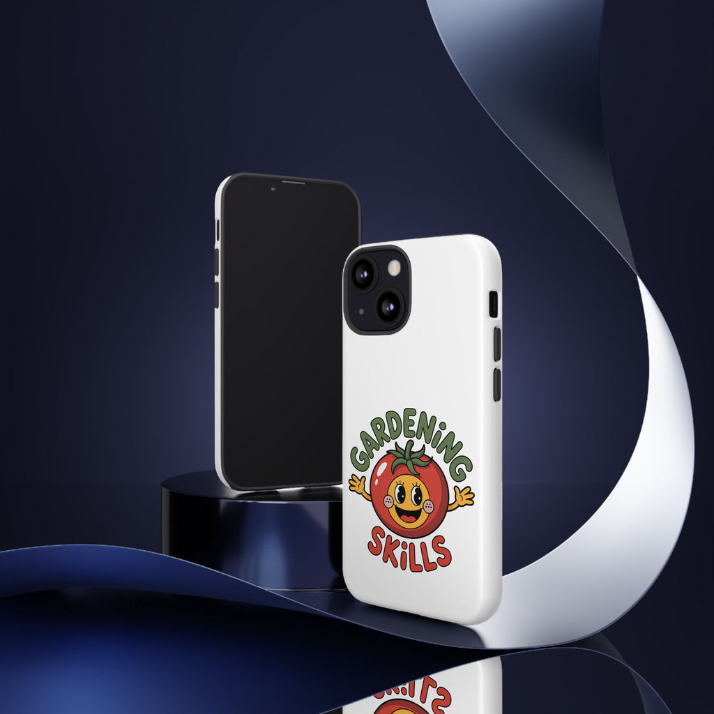 Gardening Skills Phone Case — Cute Tomato Plant Lover Protective Cover