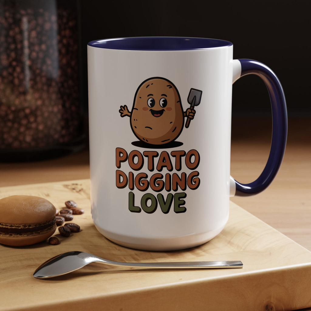 Potato Digging Love Coffee Mug — Cute Gardening Mug (11/15oz)