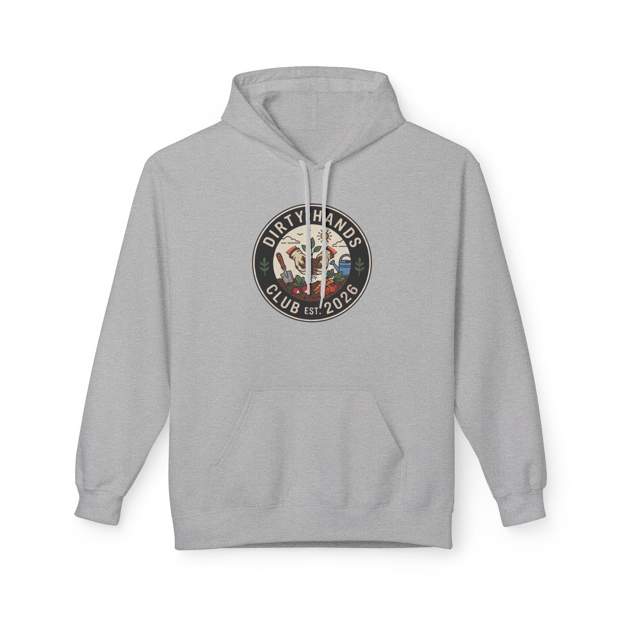 Dirty Hands Club Hoodie — Vintage Mechanic Logo Pullover
