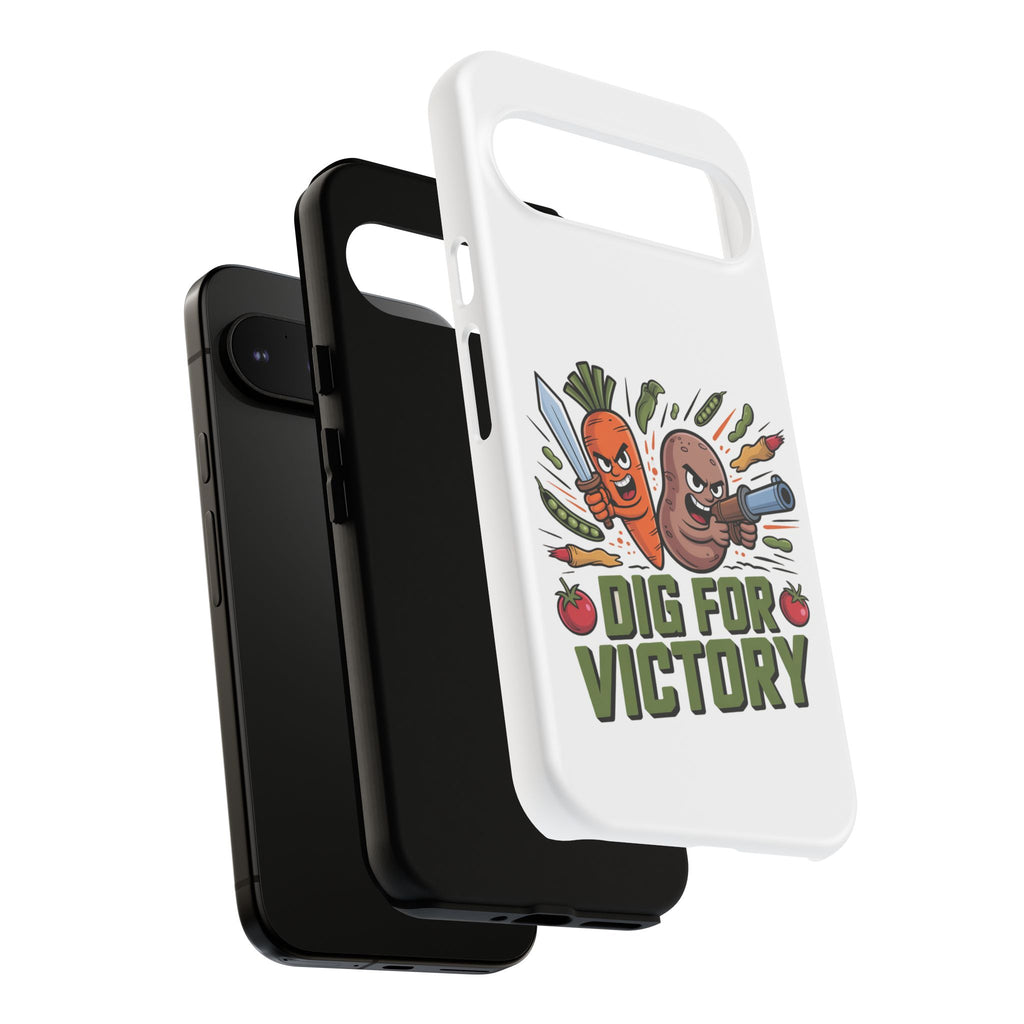 Phone Case — 'Dig For Victory' Veggie Combat Garden Design