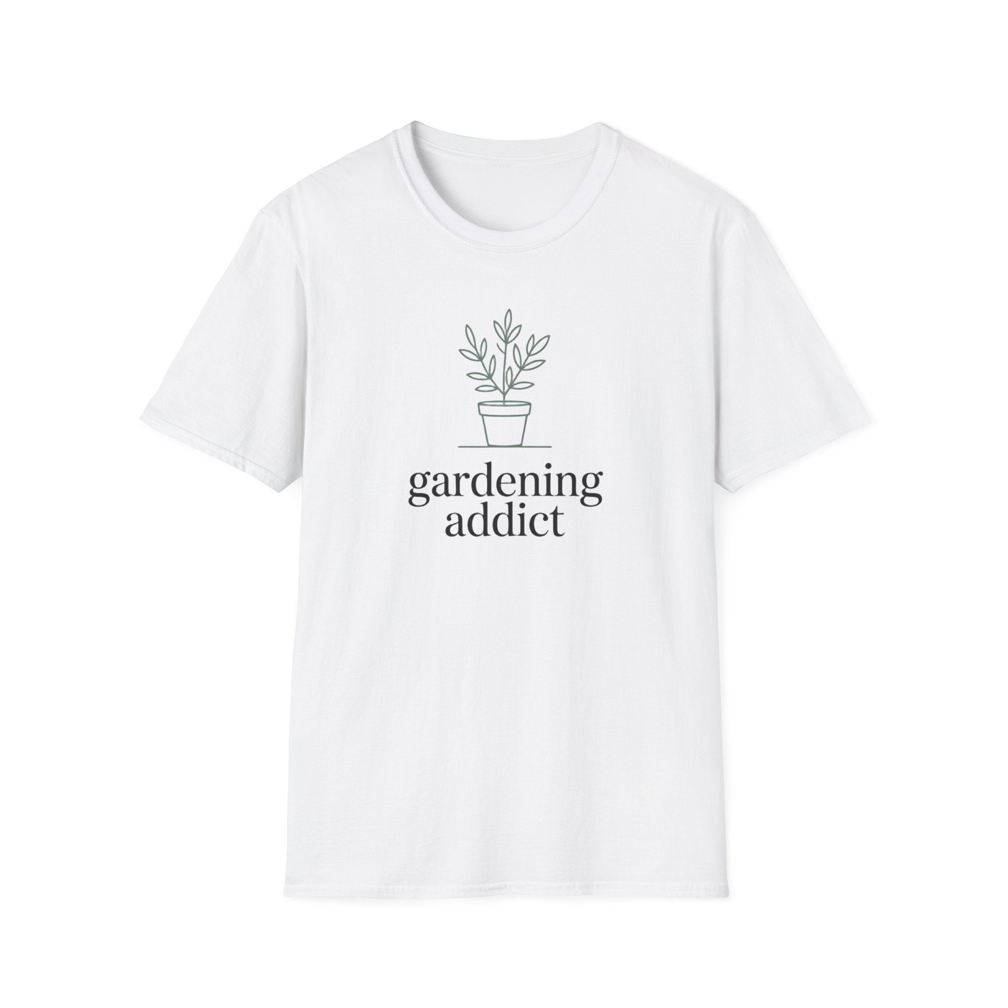 Gardening Addict T-Shirt — Minimal Plant Lover Tee