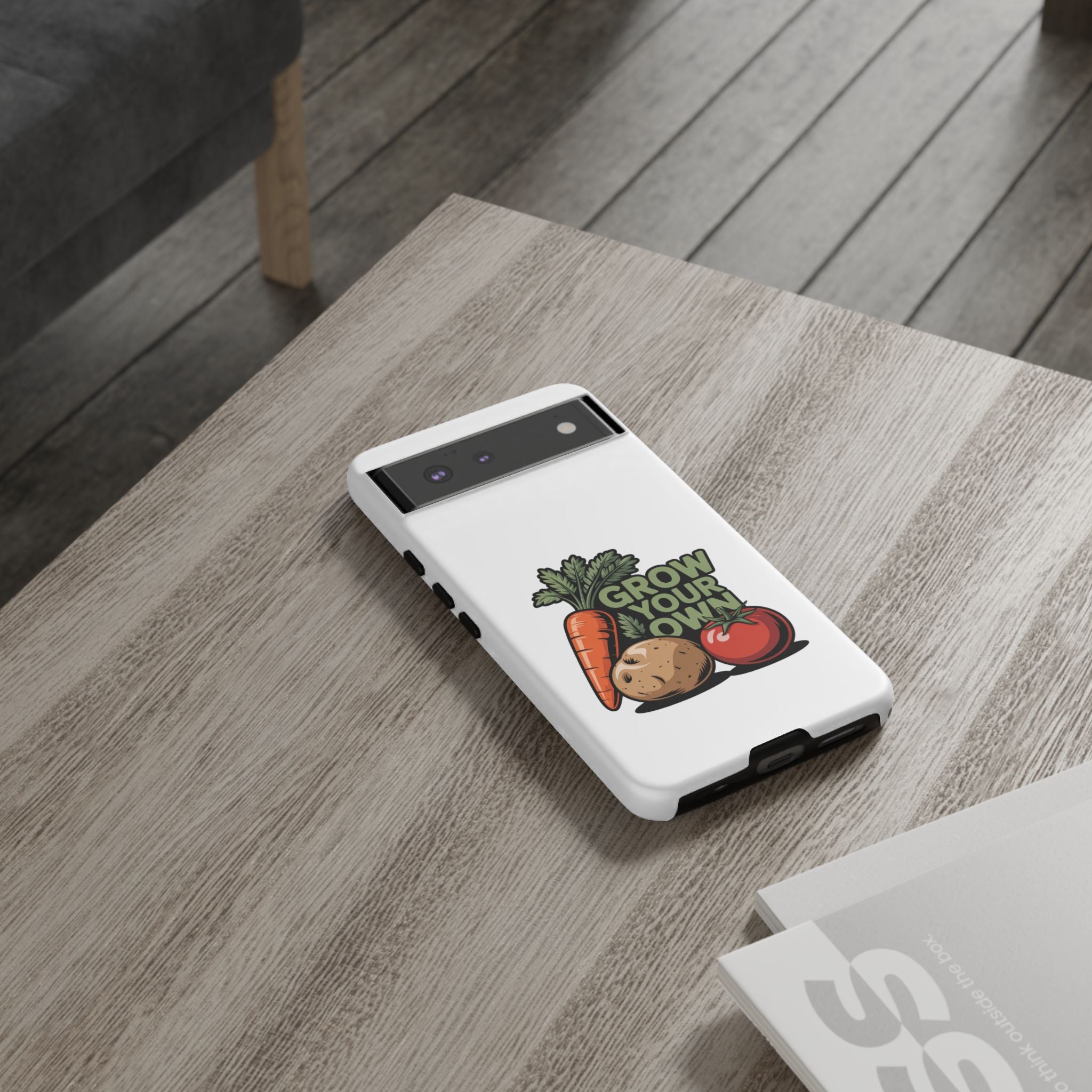 Grow Your Own Vegetables Phone Case — Gardening Carrot Potato Tomato Design
