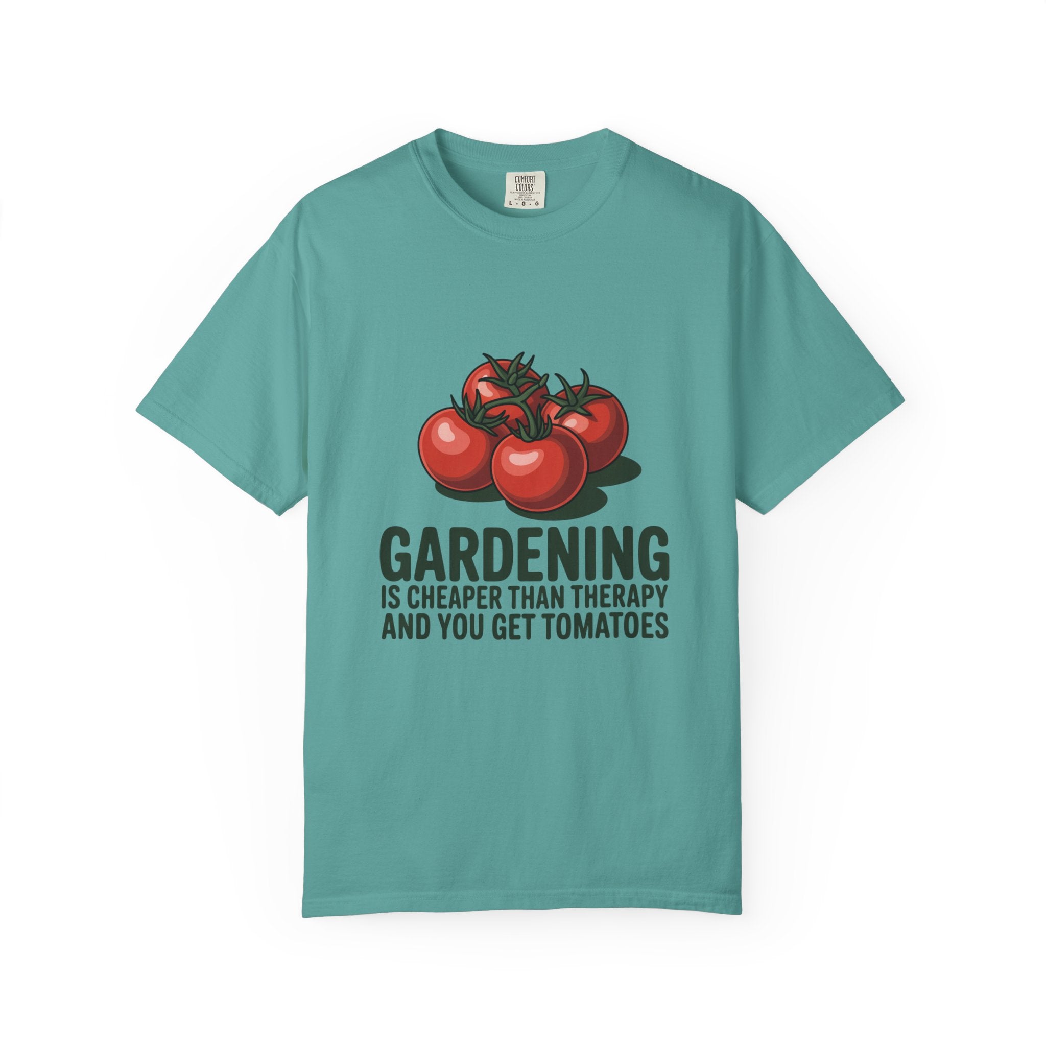Gardening Is Cheaper Than Therapy T-Shirt – Funny Tomato Gardeners Tee