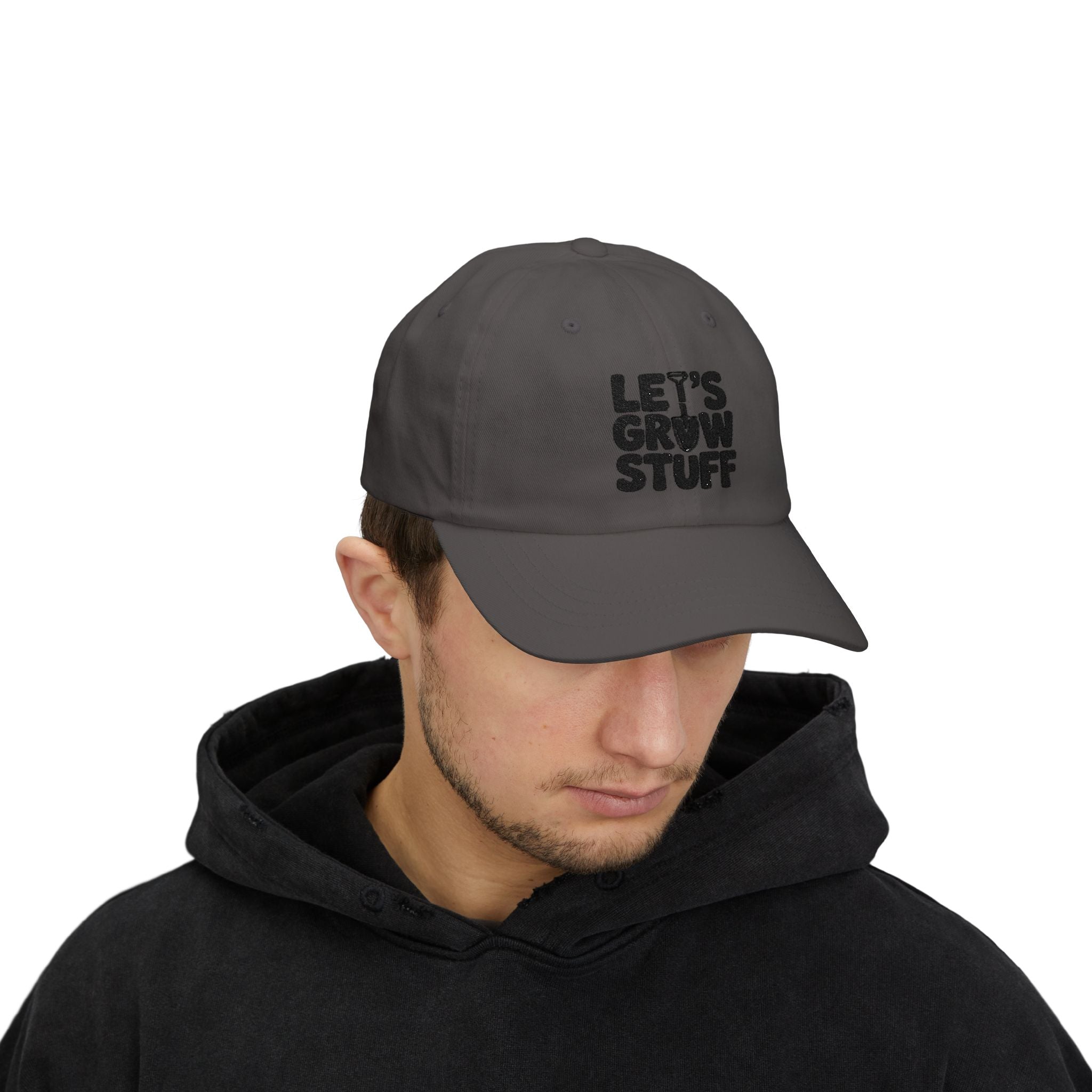 Let's Grow Stuff Dad Cap — Gardening Hat for Plant Lovers